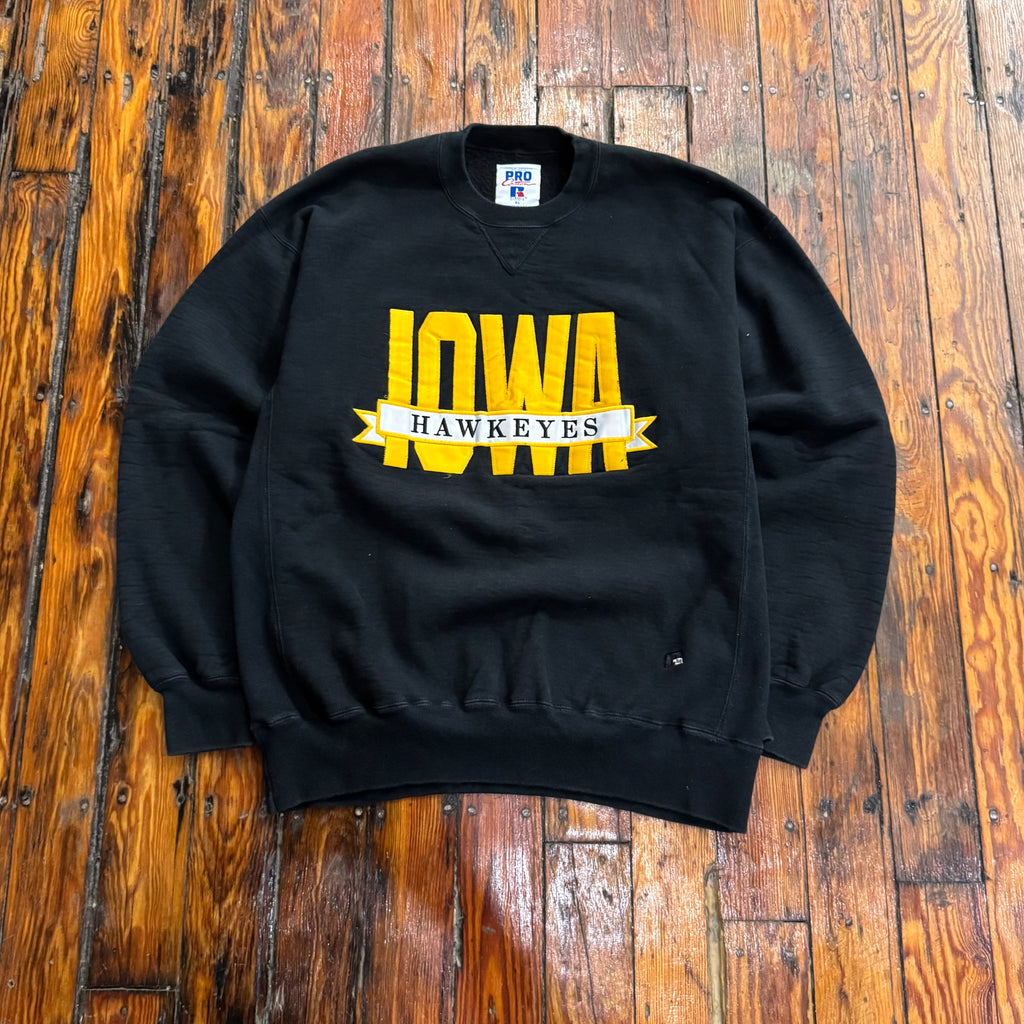 Vintage Iowa Hawkeyes Russell Crewneck Sz XL