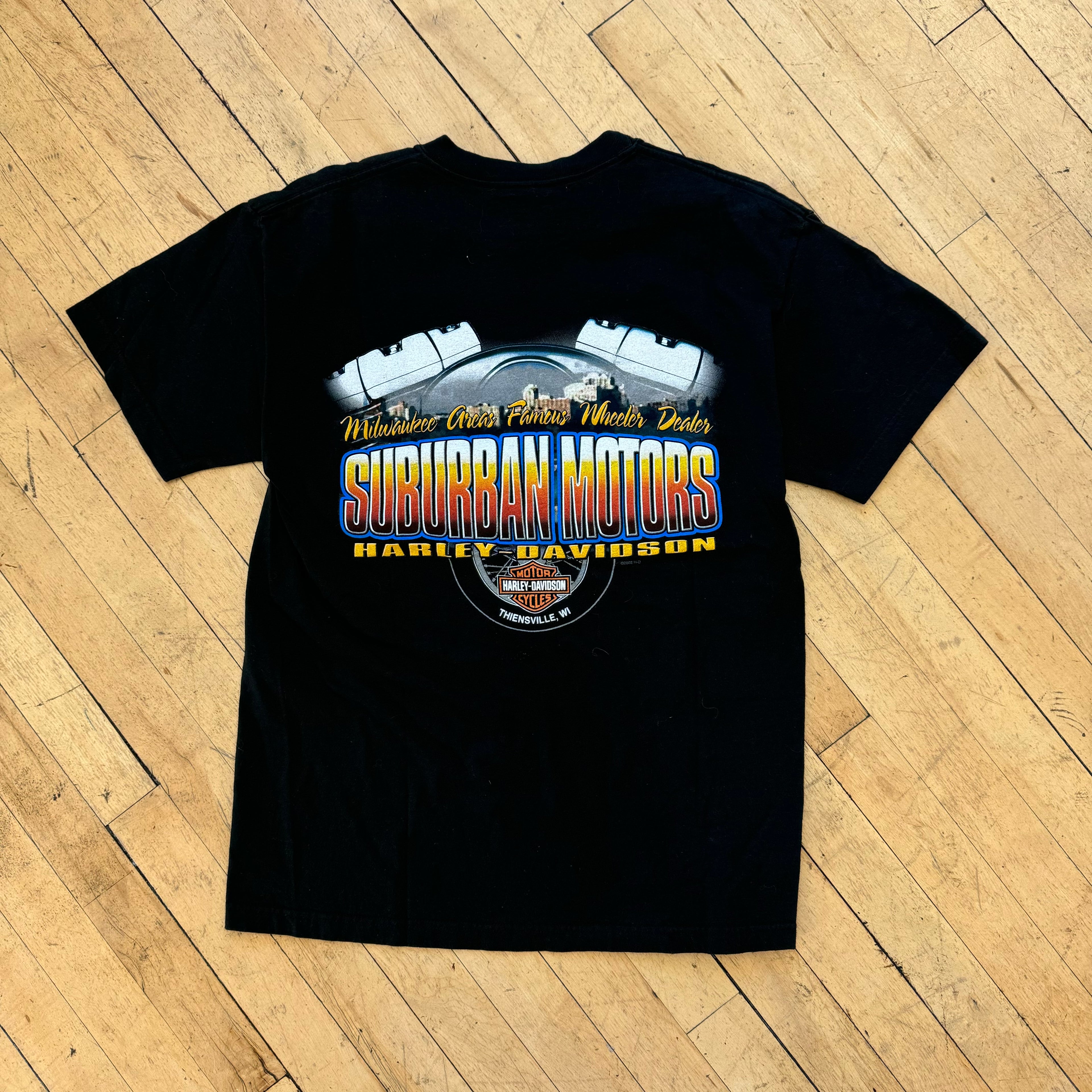 Harley Davidson 100 years Suburban Motors T-shirt Sz M