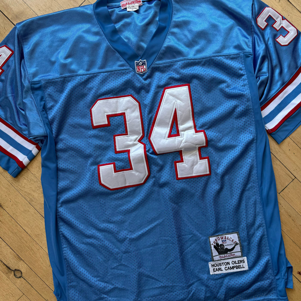 Mitchell & Ness Throwback Oilers “Campbell” Jersey Sz XL