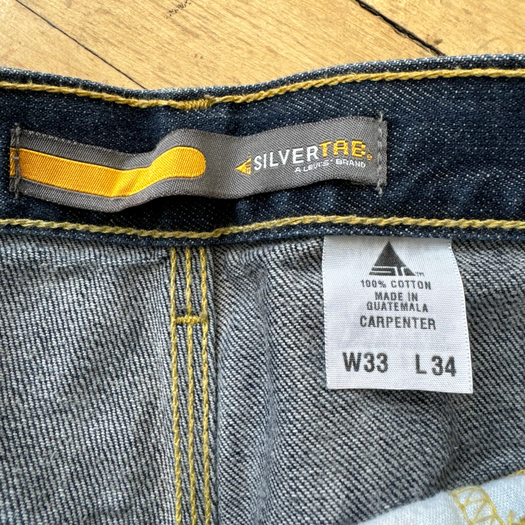 Vintage Levi SilverTab Denim Jeans Sz 33x34