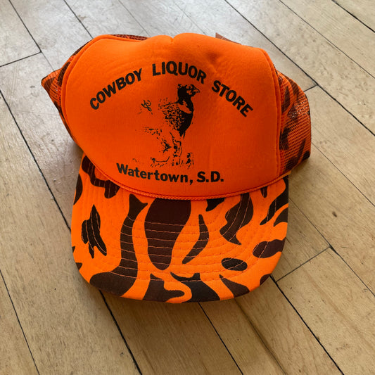 90s Orange Camo Tucker Hat