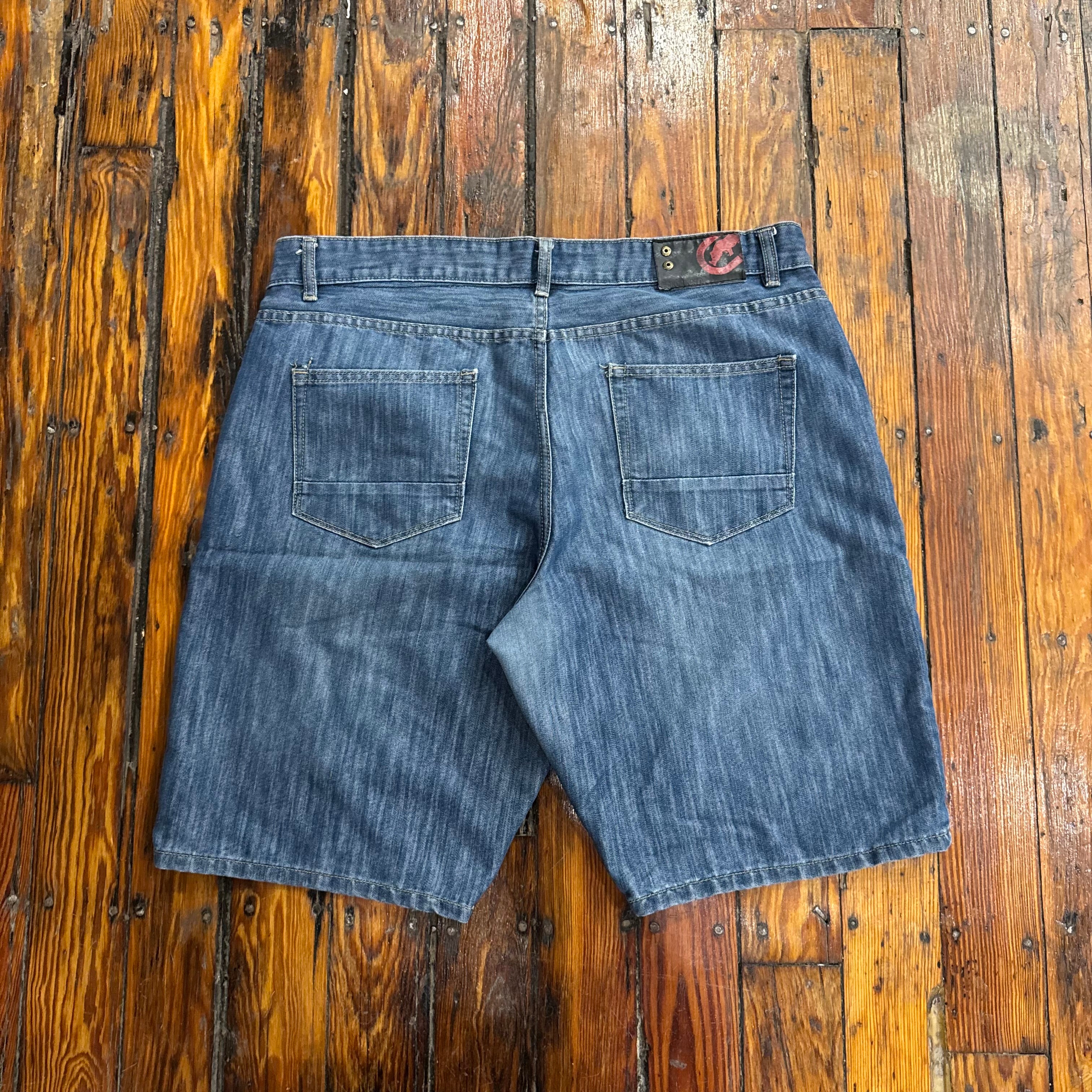 Y2K Ecko United Denim Jean Shorts Size 38