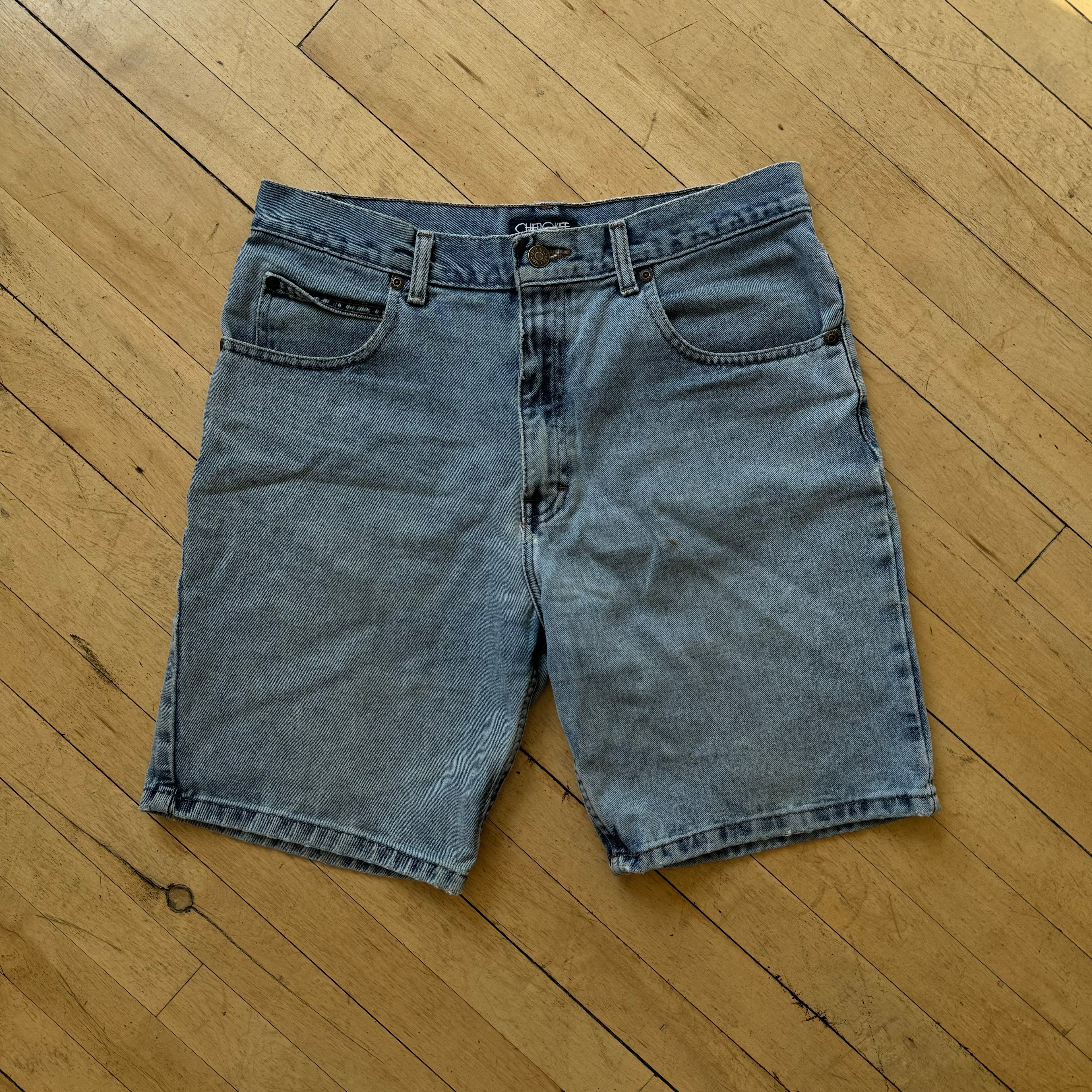 Vintage Cherokee Denim Jean Shorts Sz 34