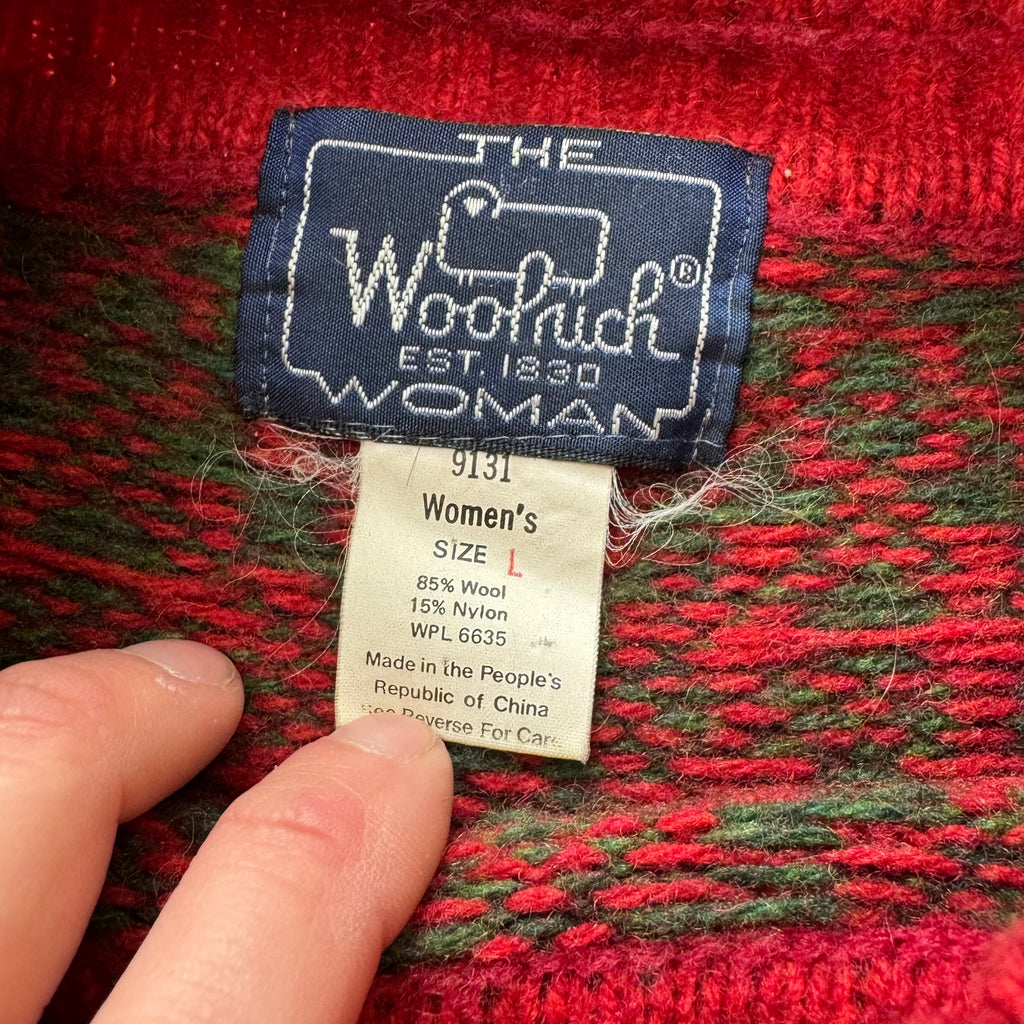 Vintage WoolRich Knit Sheep Sweater Sz L