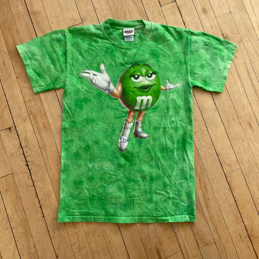 2000s Green M & M World T-shirt Sz S