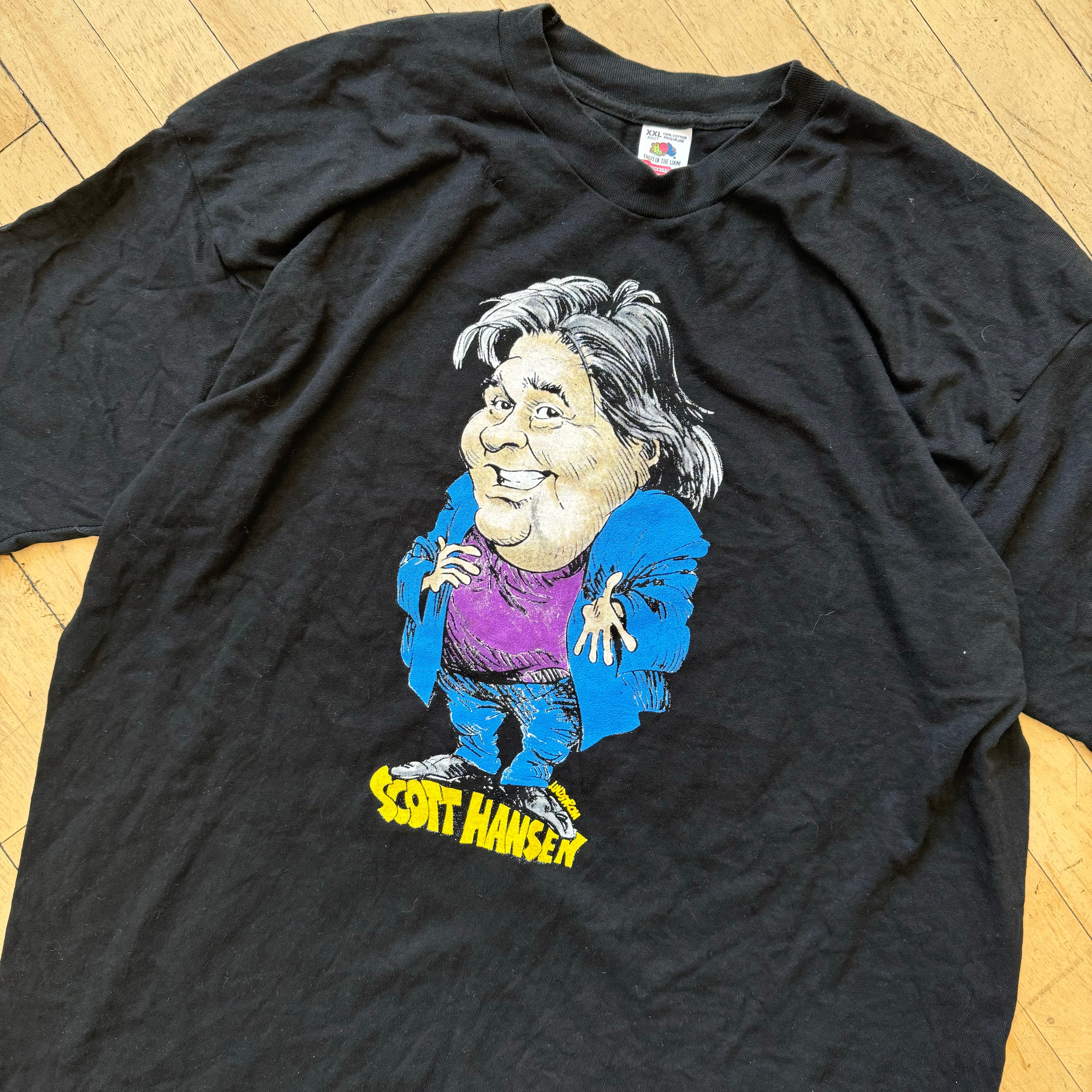 Vintage Scott Hansen Character T-shirt Sz XXL