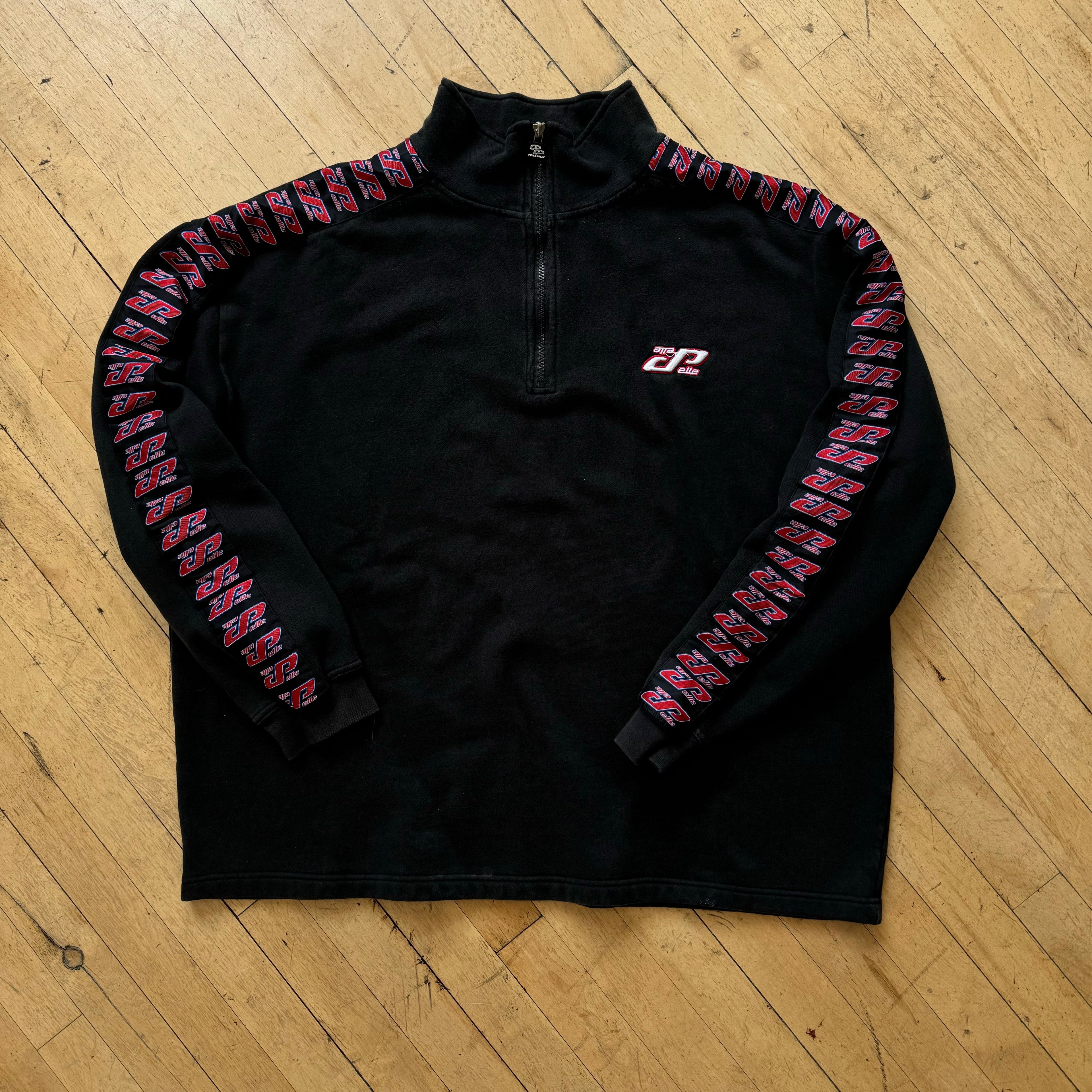 Y2K Pelle Pelle Quarter Zip Jacket Sz XL