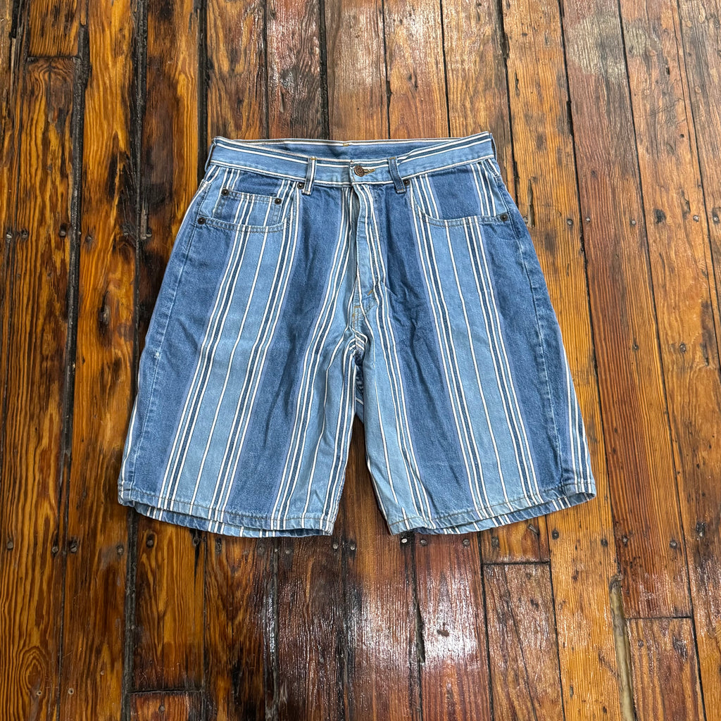 Vintage Striped Arizona Jean Shorts Sz 32