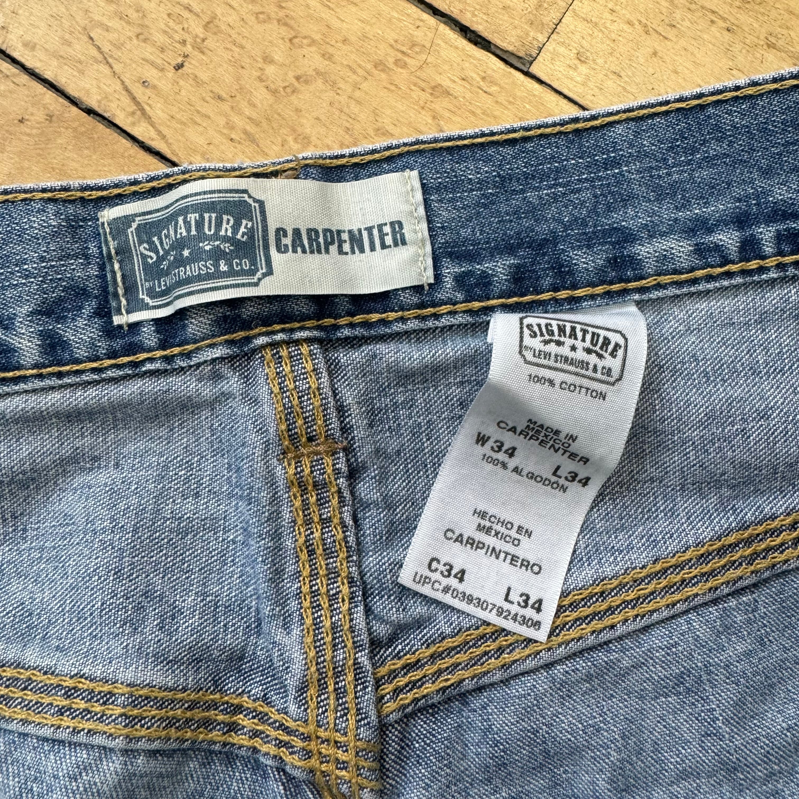 Vintage Levi’s Carpenter Denim Jeans Sz 34x34