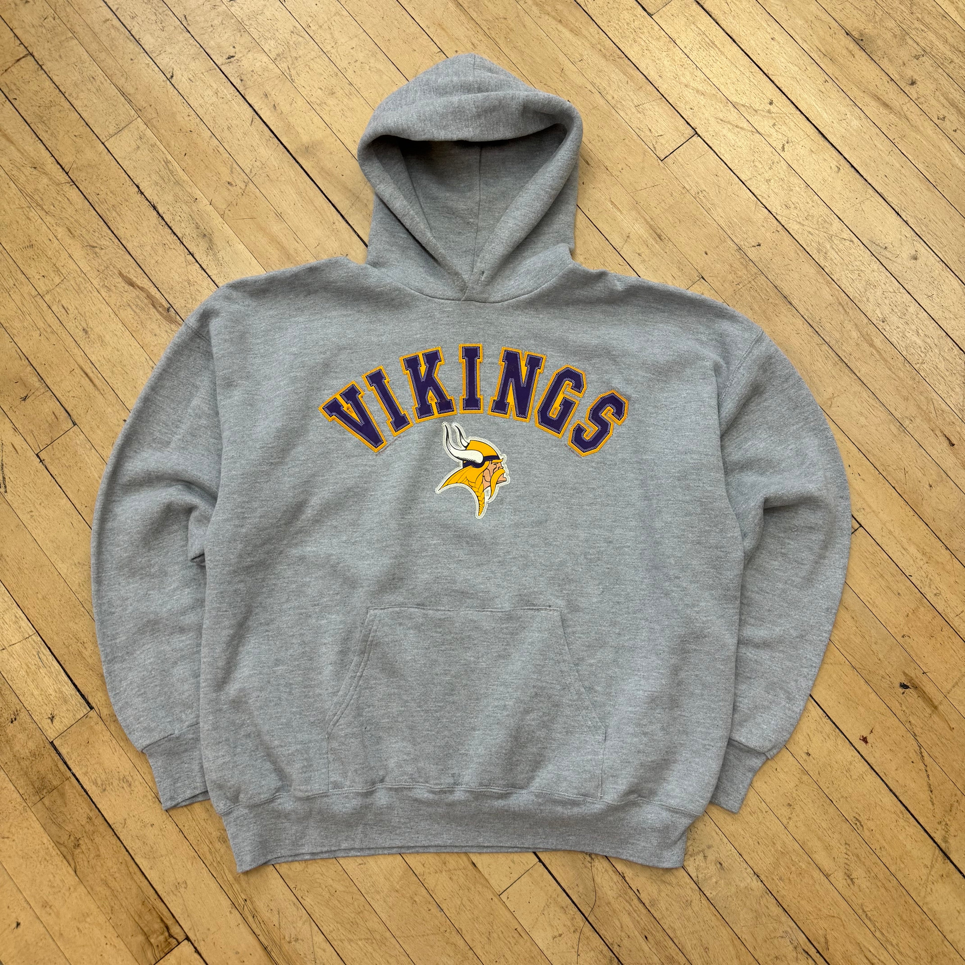 Vintage Lee Sports Minnesota Vikings Hoodie Sz L