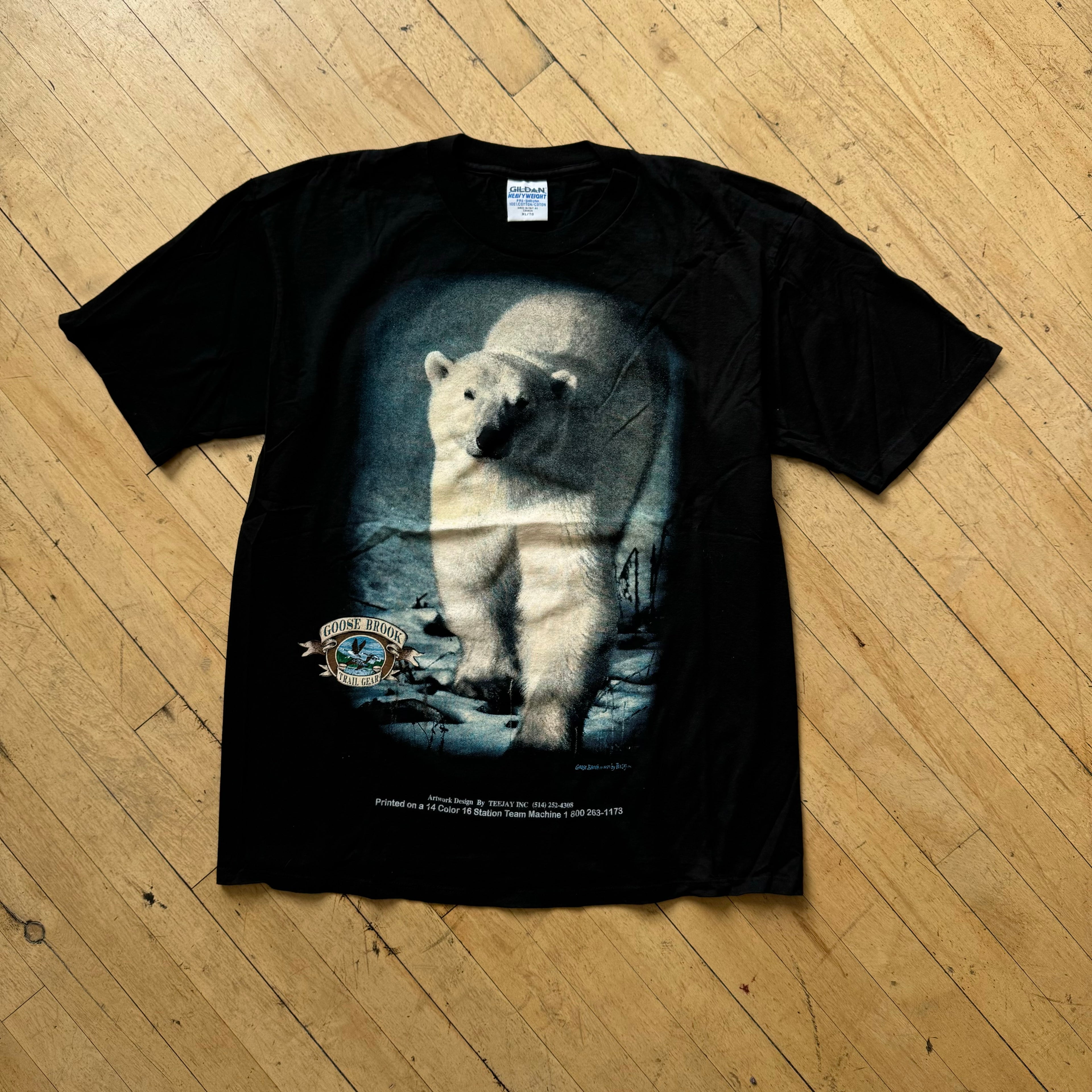 Vintage Polar Bear Trail Gear T-shirt Sz XL