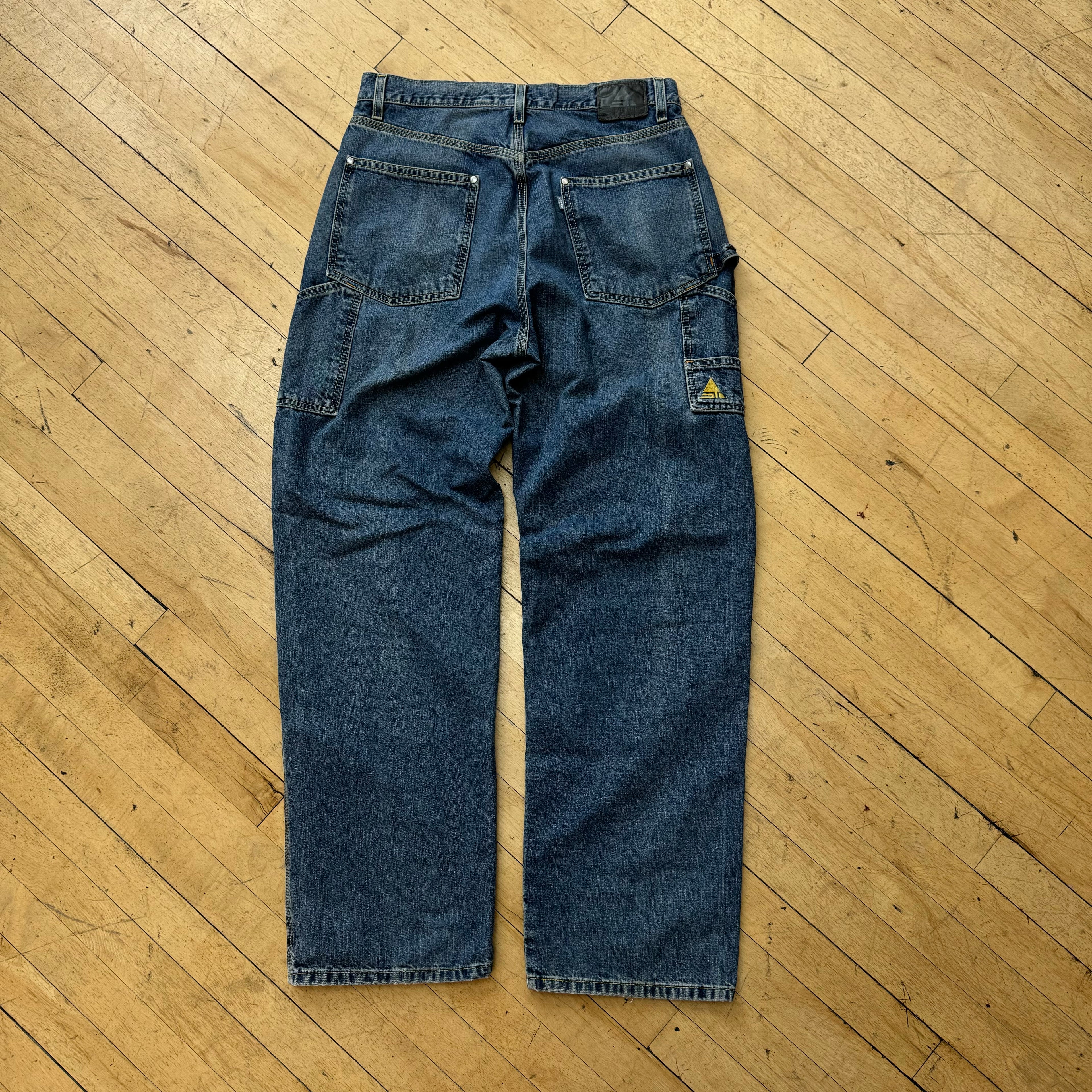 Vintage Levi Baggy Silvertab Denim Jeans Sz 33x34