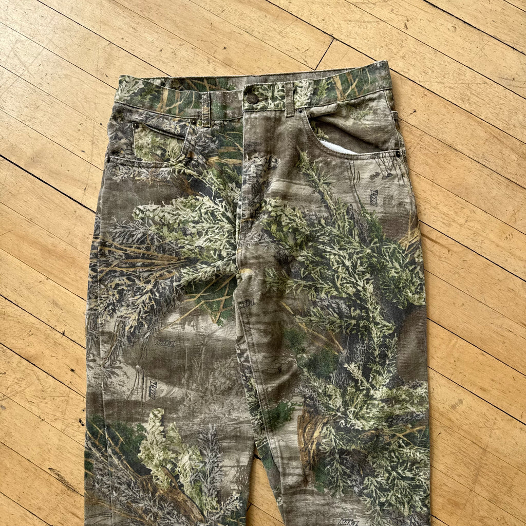 Vintage Ranger Camo Denim Jeans Sz 34