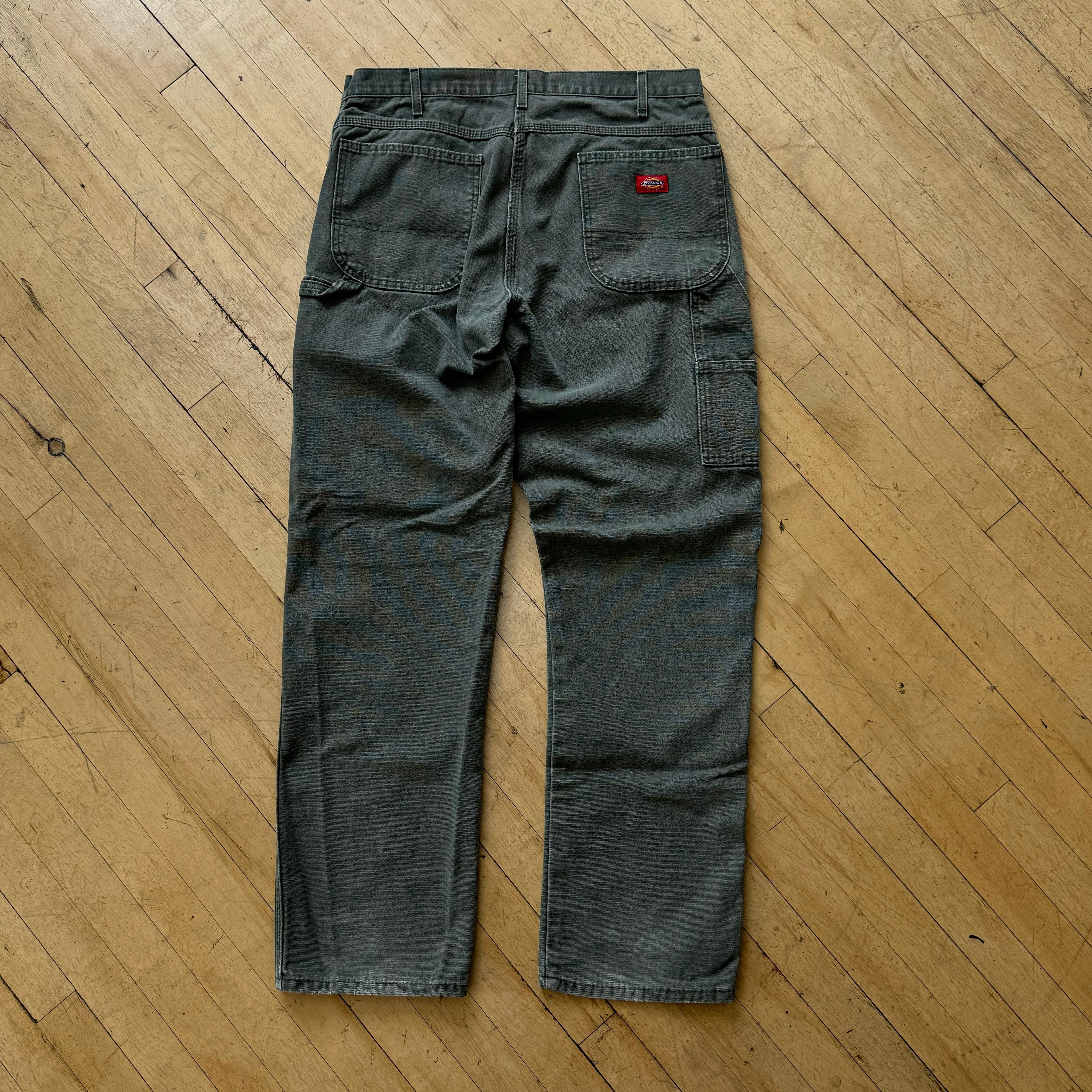 Vintage Olive Denim Dickie Jeans Sz 36x34