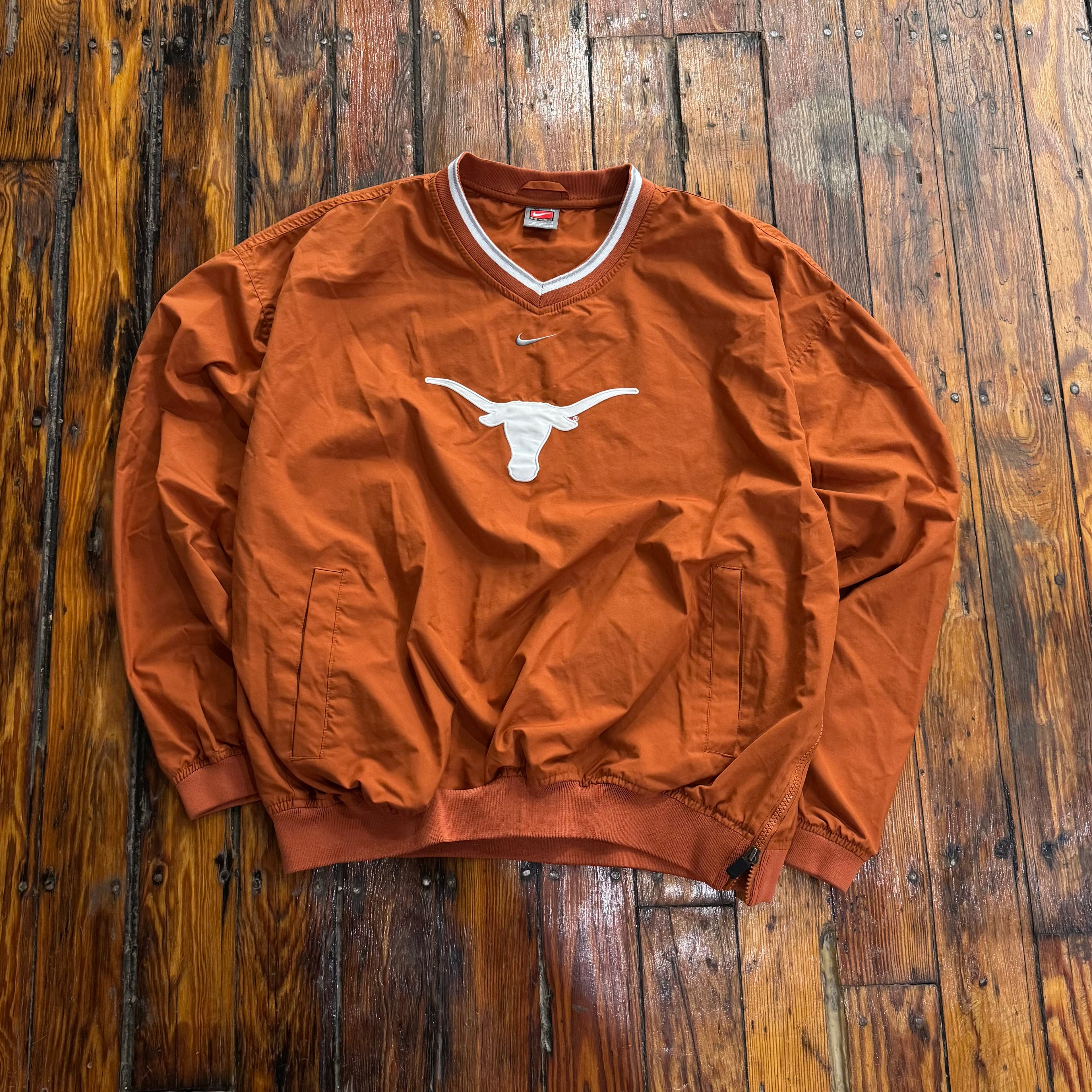 Vintage Nike Texas LongHorns Pullover Jacket Sz L