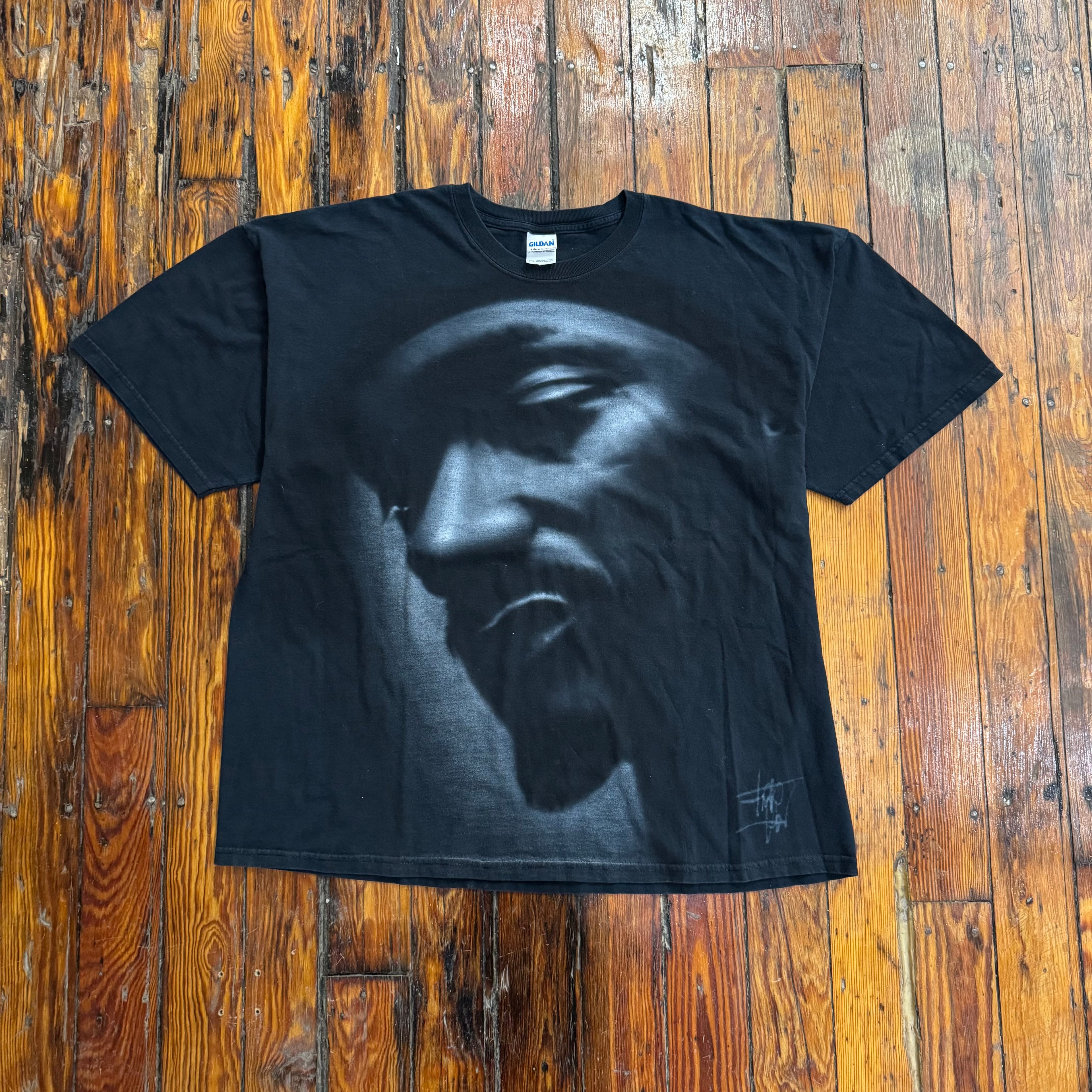 Vintage Air Brush Tupac T-shirt Sz XXL
