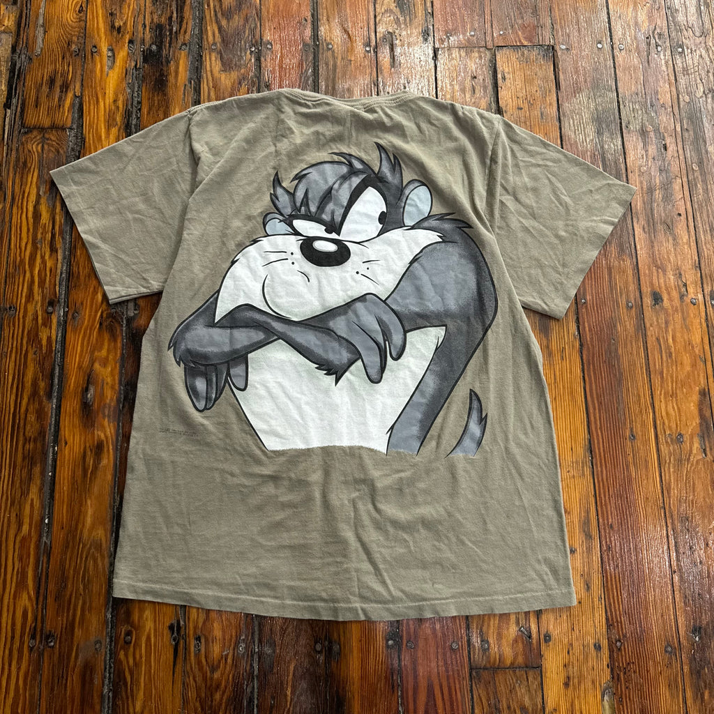 Vintage Looney Tunes Tasmanian Devil Wear T-shirt Sz L