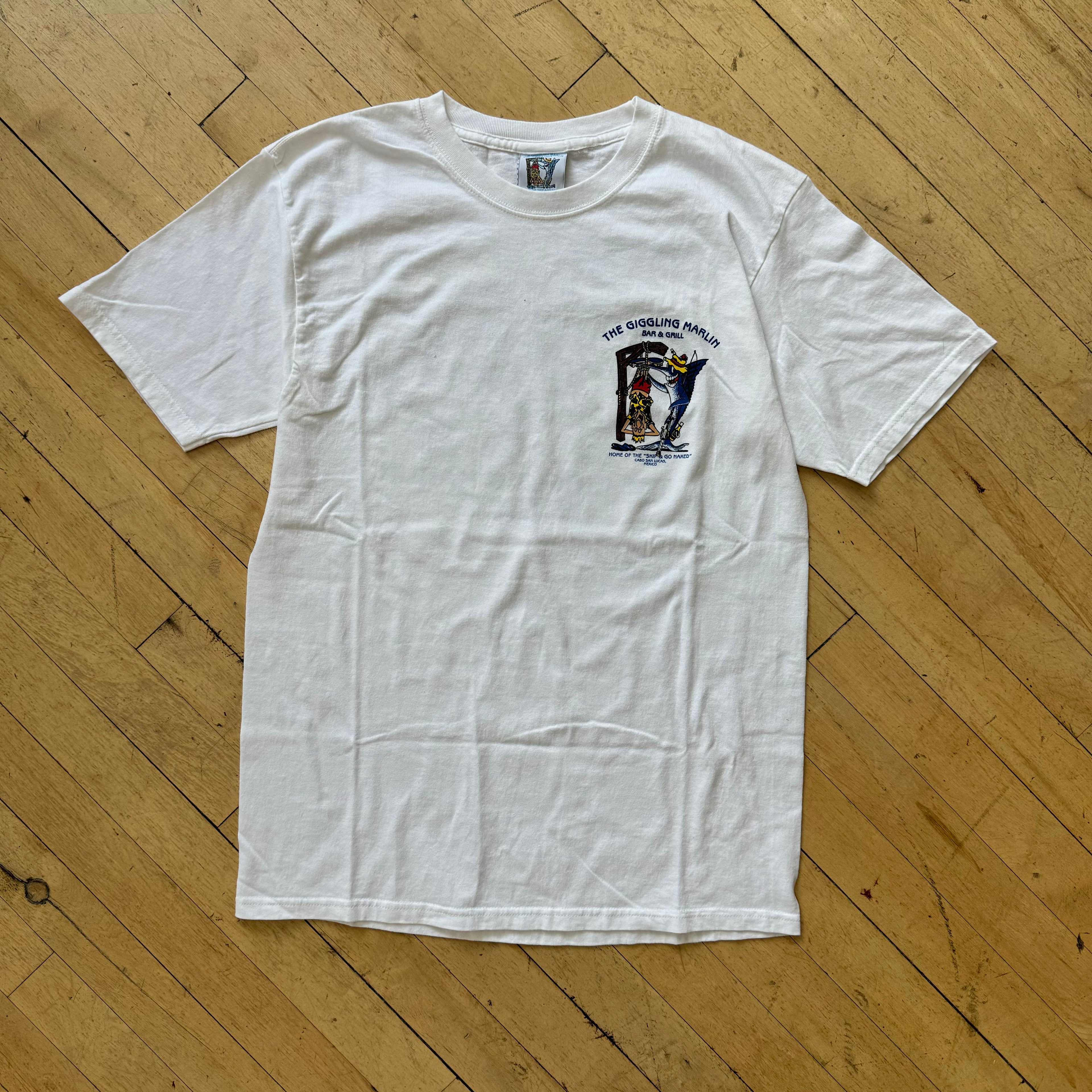 Vintage Giggling Marlin Bar T-shirt Sz M