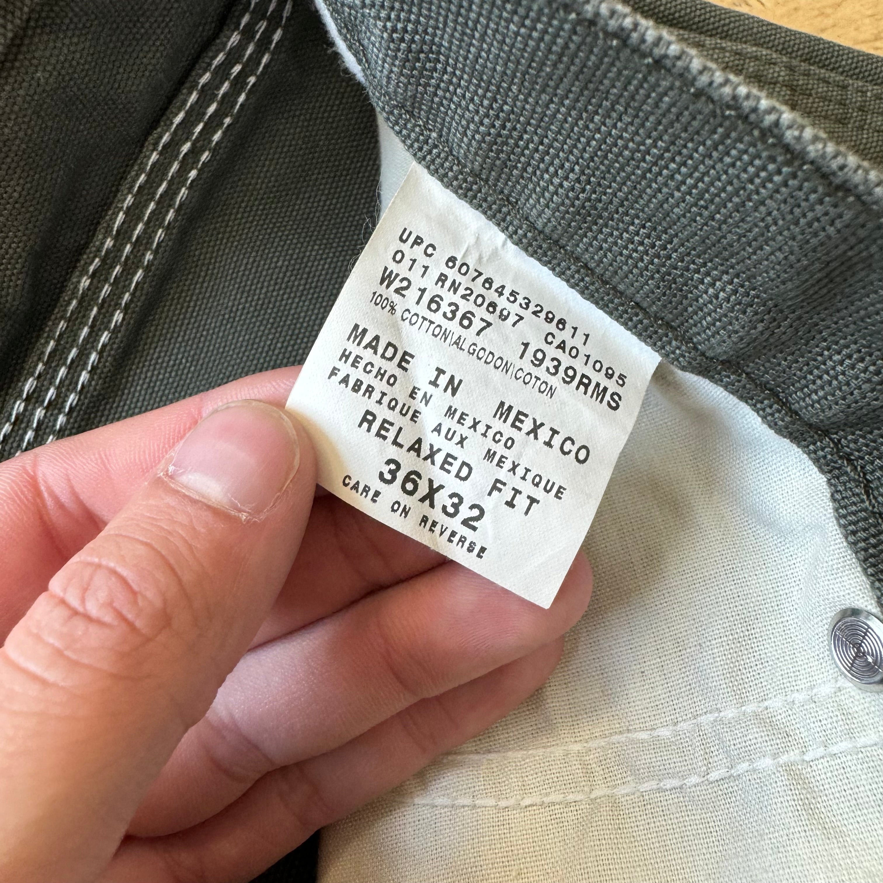 Vintage Olive Dickie Denim Jeans Sz 36x34