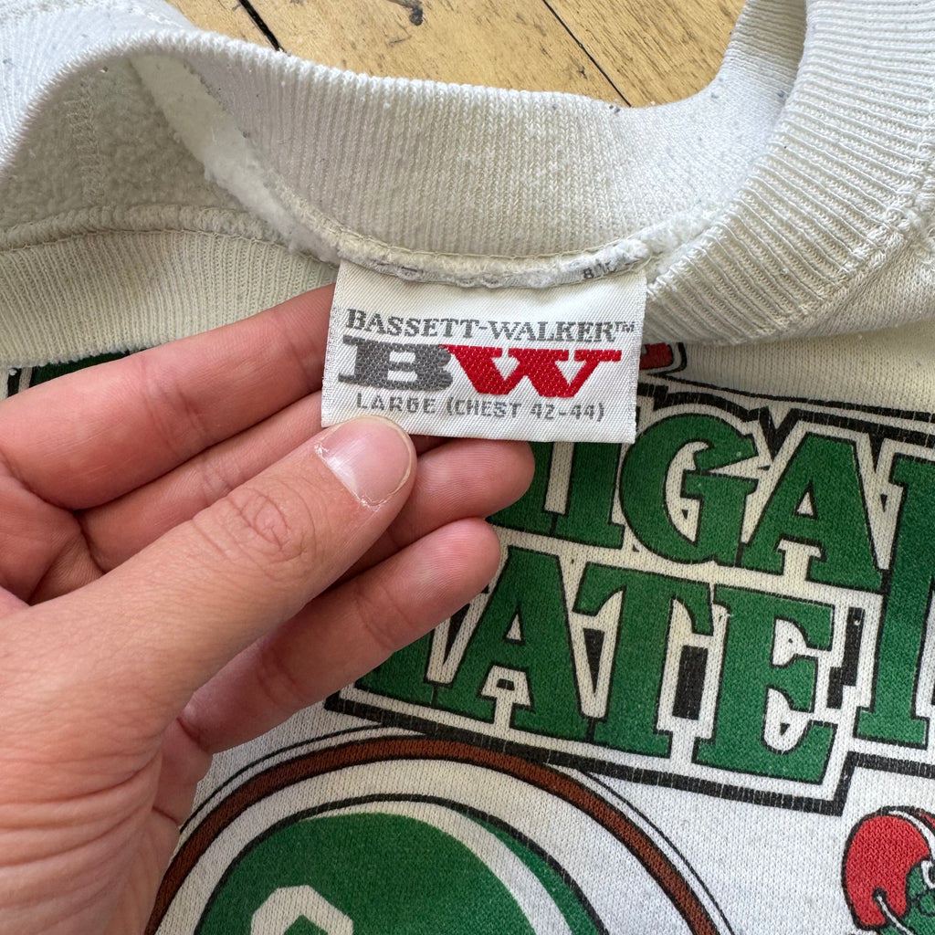 Vintage Michigan State Gator Bowl Crewneck Sz M