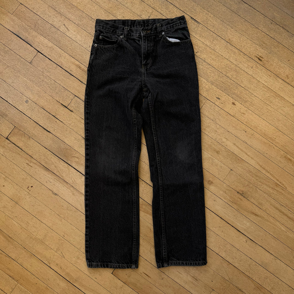 Y2K Black Wash Denim Jeans Sz 16