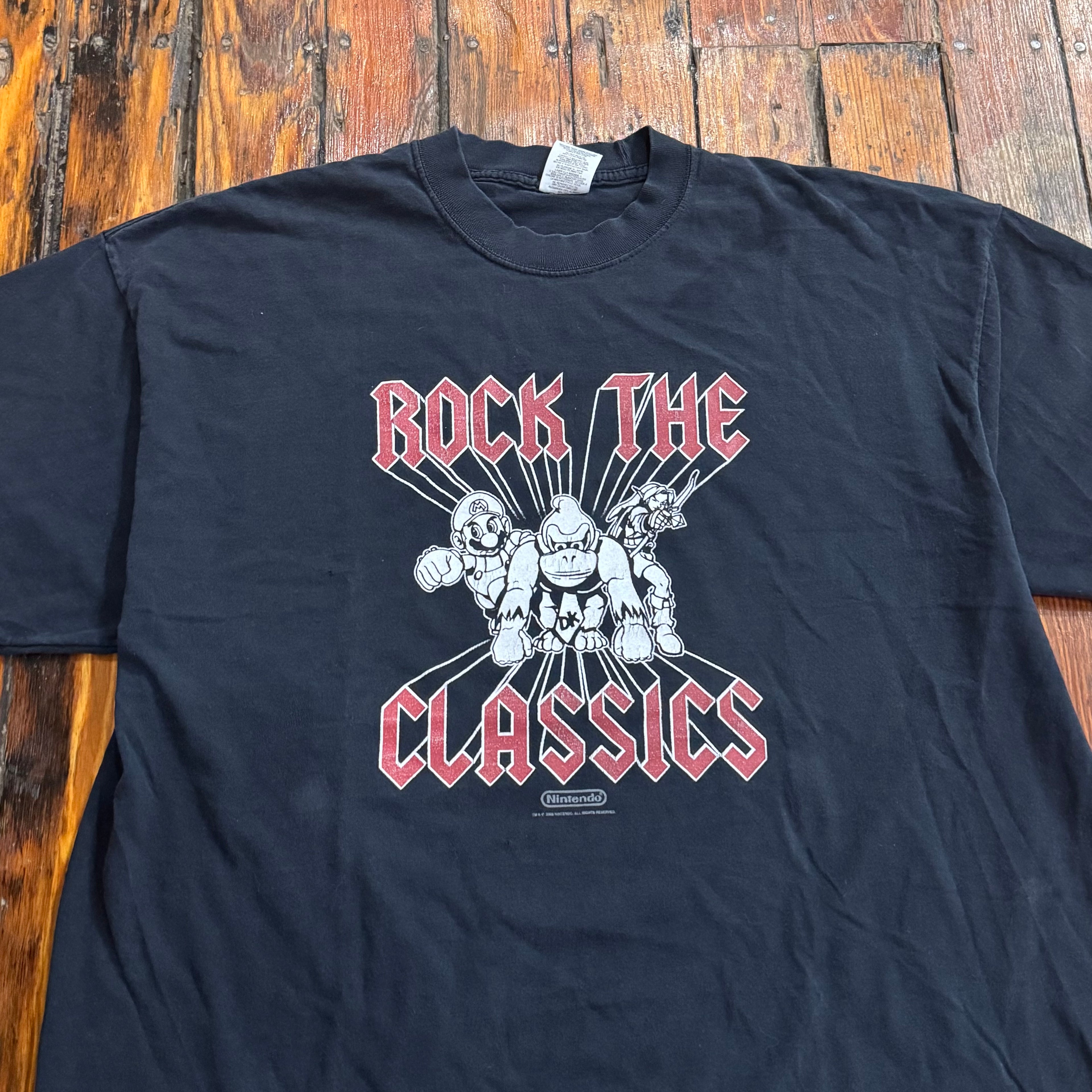 Vintage Nintendo Rock the Calssics T-shirt Sz XXL