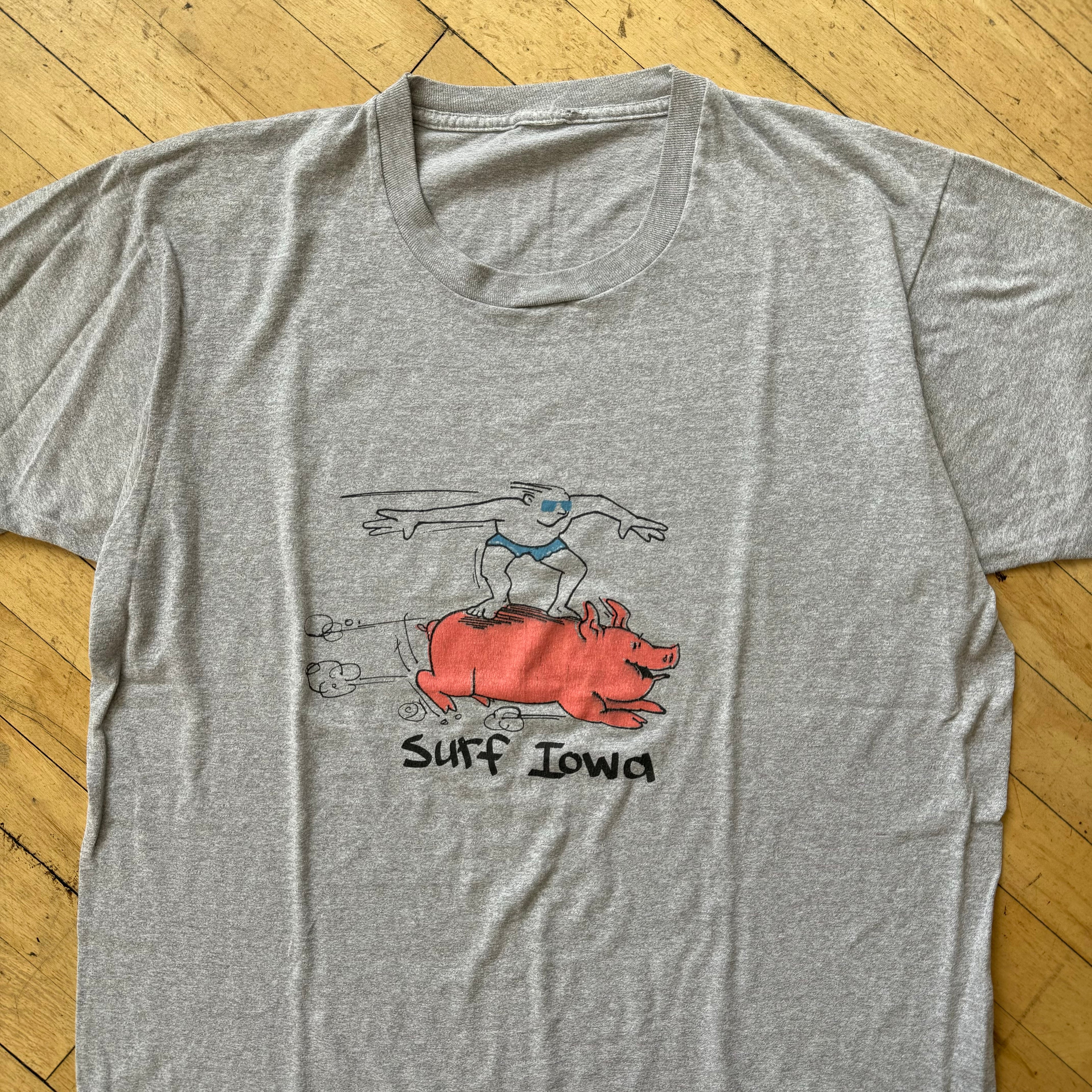Vintage Iowa Surf T-shirt Sz XL