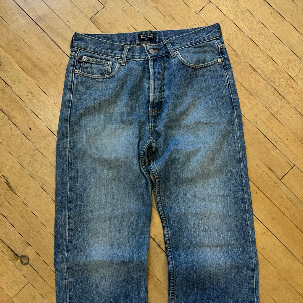 Vintage Polo Jeans Ralph Lauren Denim Jeans Sz 32x34