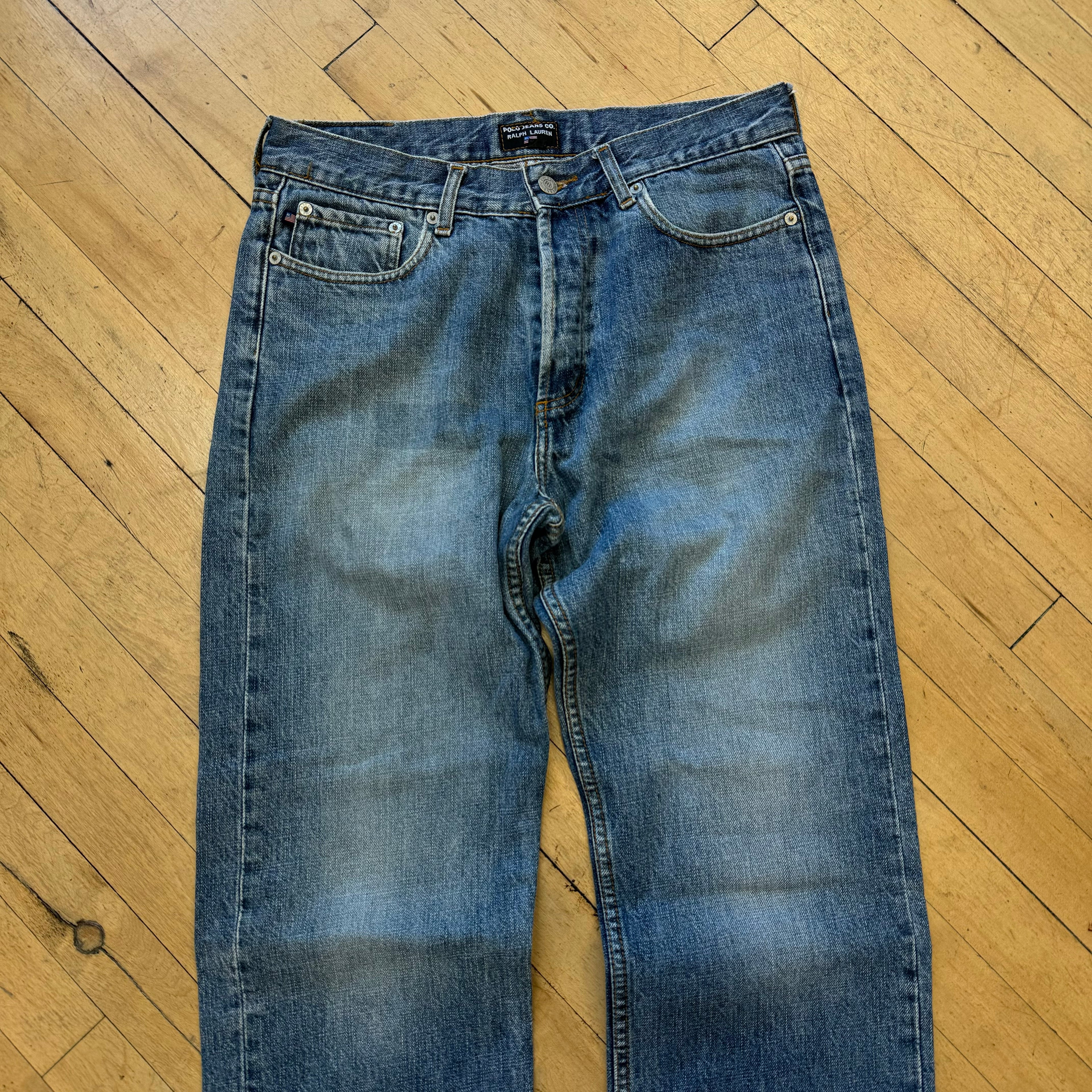 Vintage Polo Jeans Ralph Lauren Denim Jeans Sz 32x34