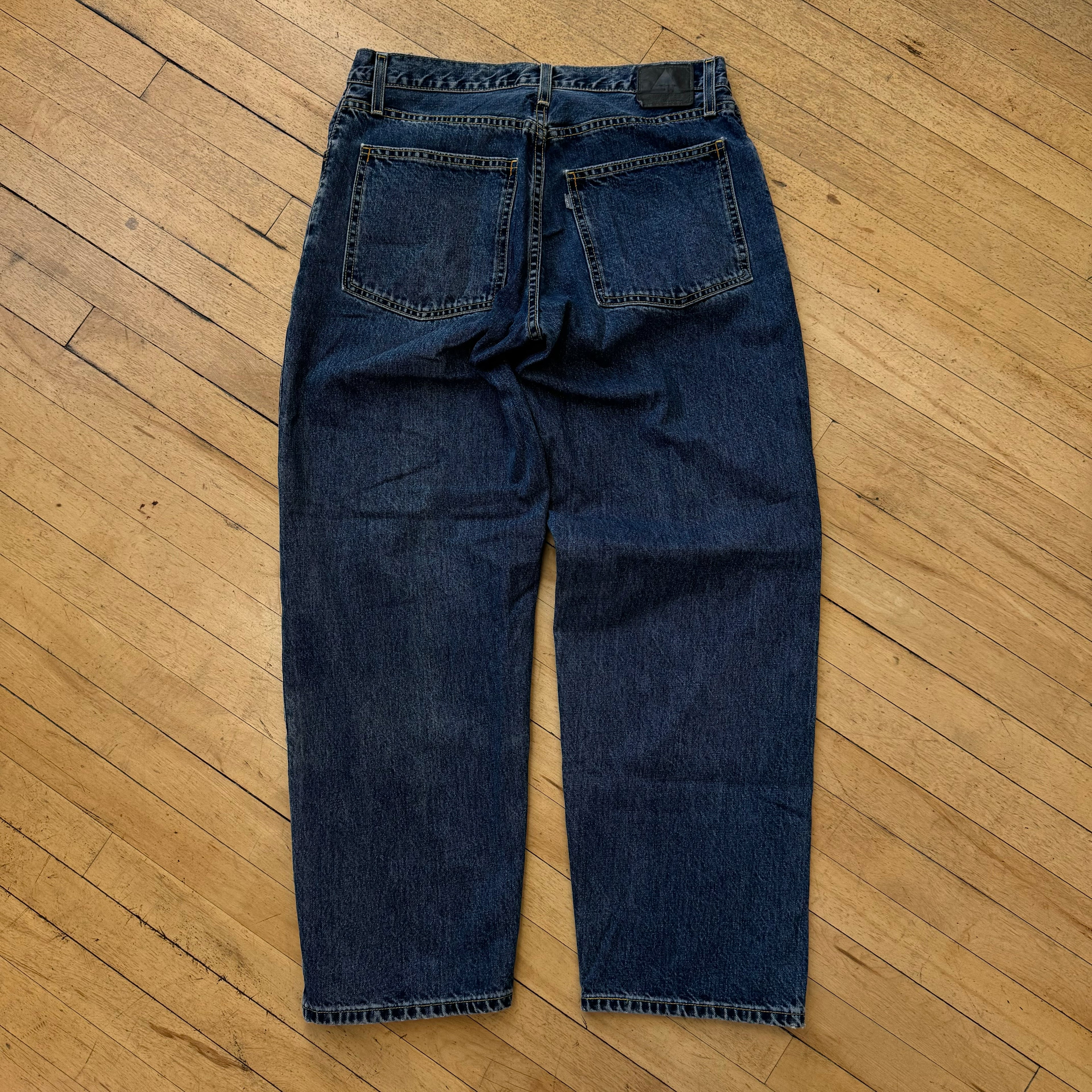 Vintage Levi Silvertab Baggy Denim Jeans Sz 34x32