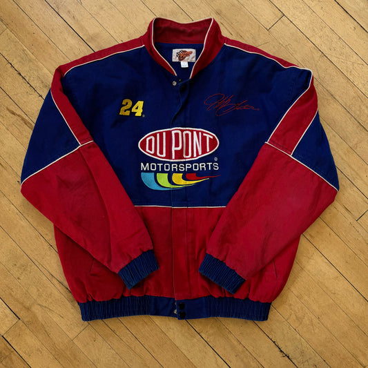 Vintage Jeff Gordon Du Point Nascar Jacket Sz L