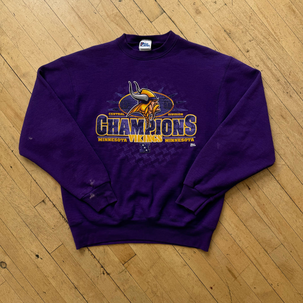 Vintage ProPlayer Minnesota Vikings CrewNeck Sz L