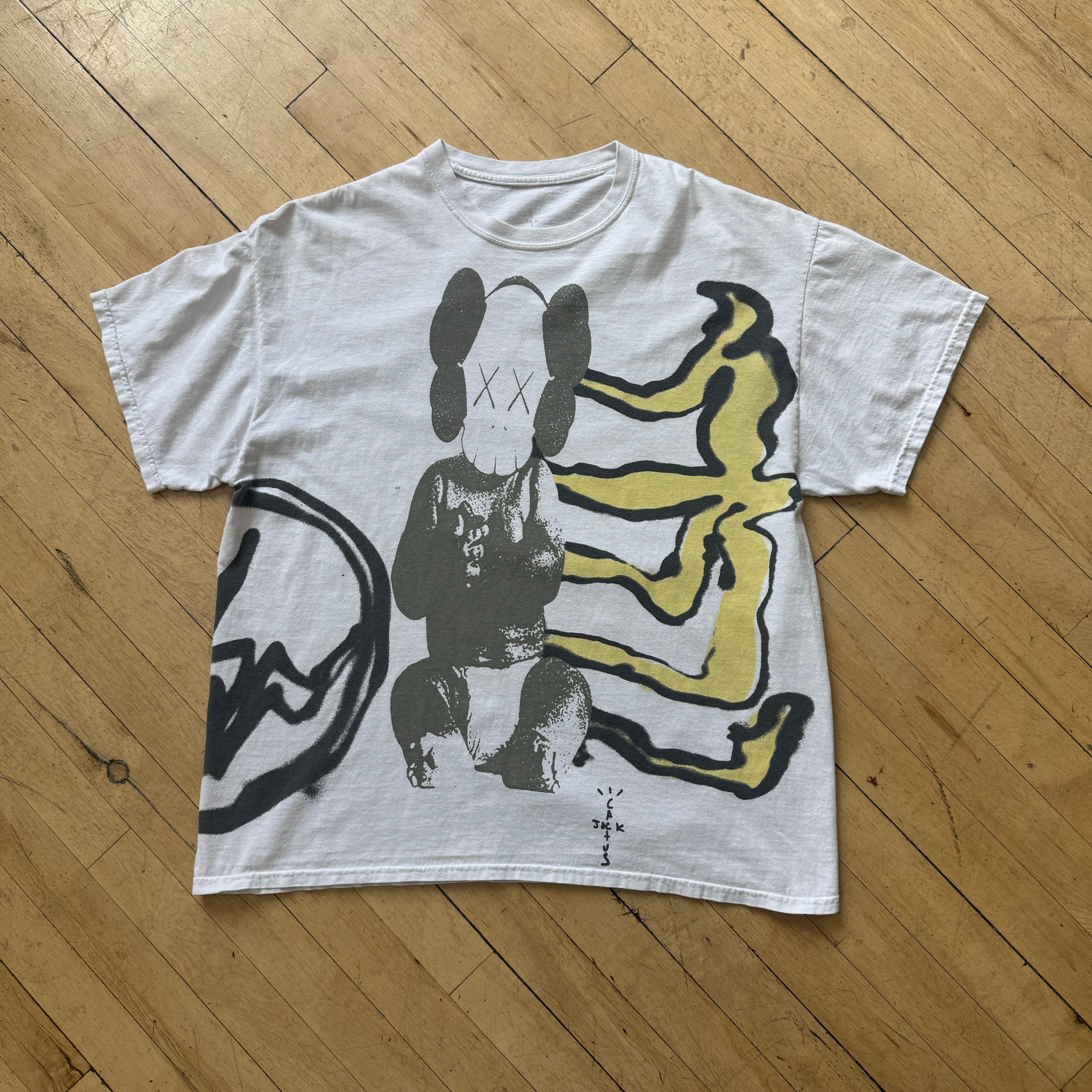 Cactus Jack X Kaws Fragment T-shirt Sz L