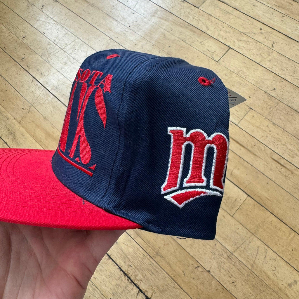Vintage MLB Minnesota Twins SnapBack Hat New