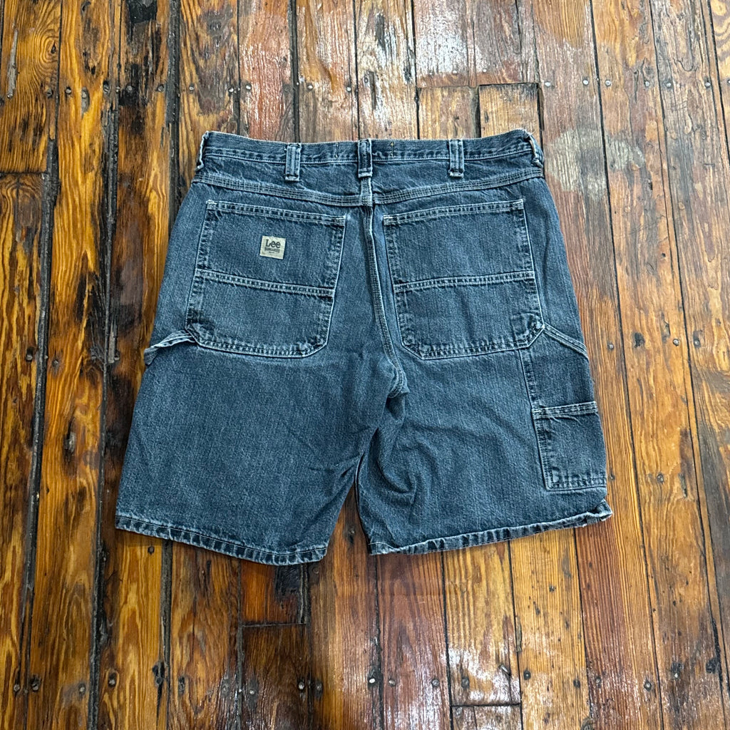 Vintage Lee Dungarees Denim Jean Shorts Sz 36