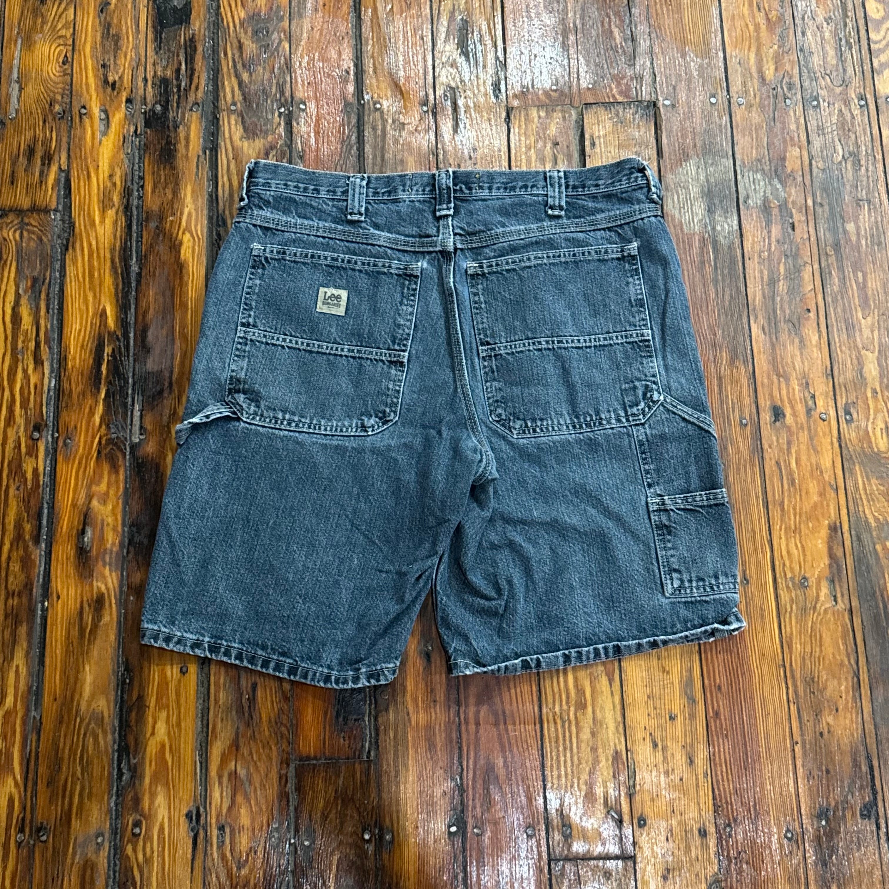 Vintage Lee Dungarees Denim Jean Shorts Sz 36
