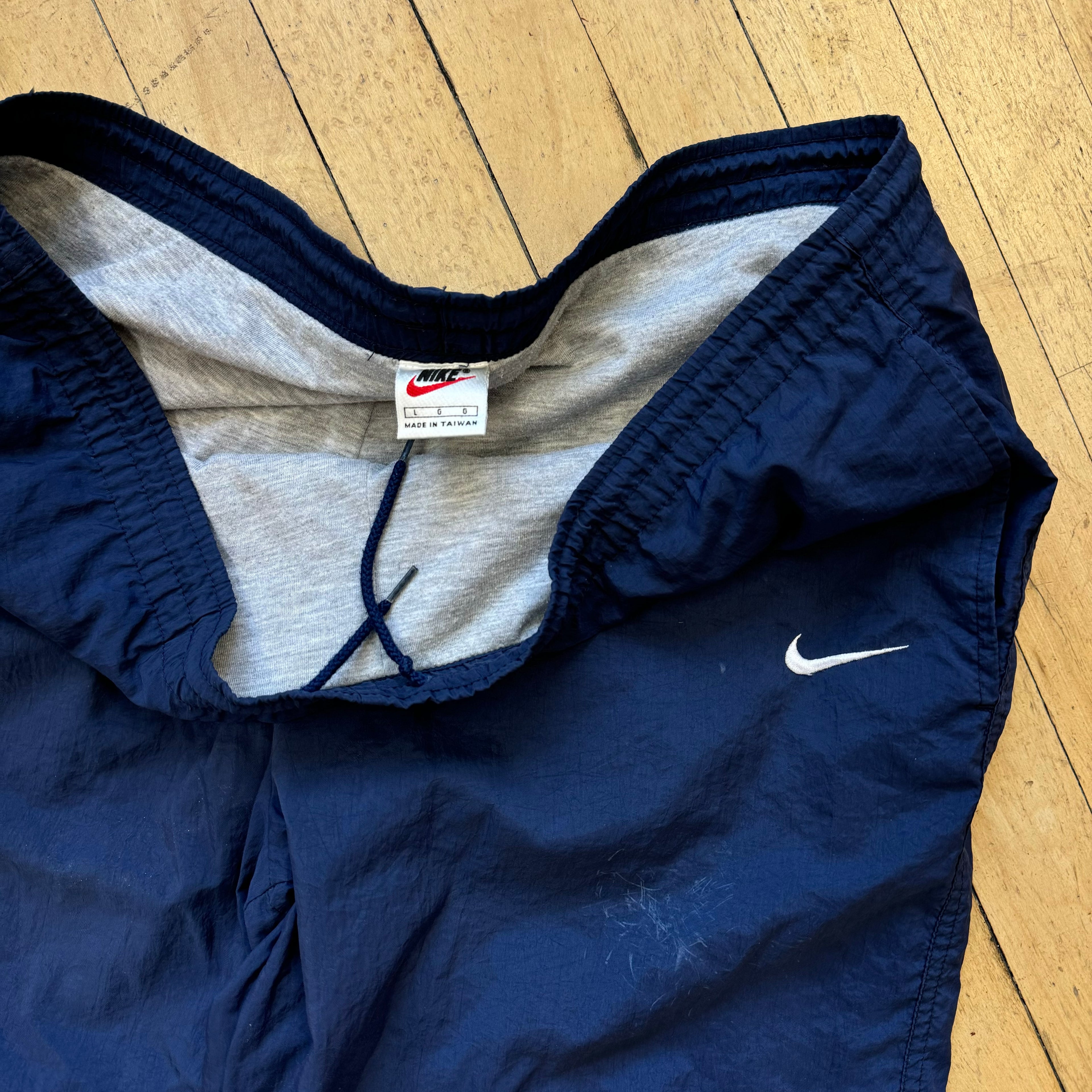 Vintage Navy Nike Track Pants Sz L