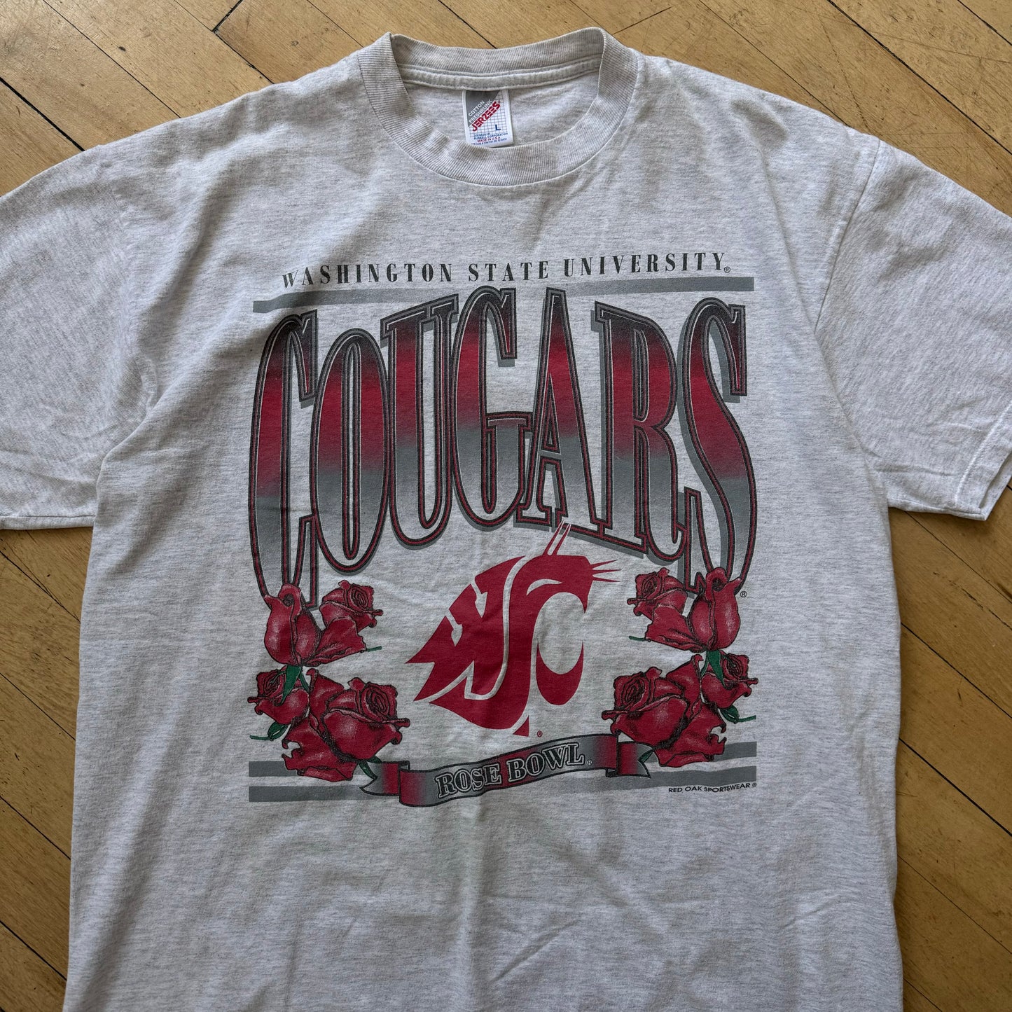 Vintage Washington Cougars Rose Bowl T-shirt Sz L