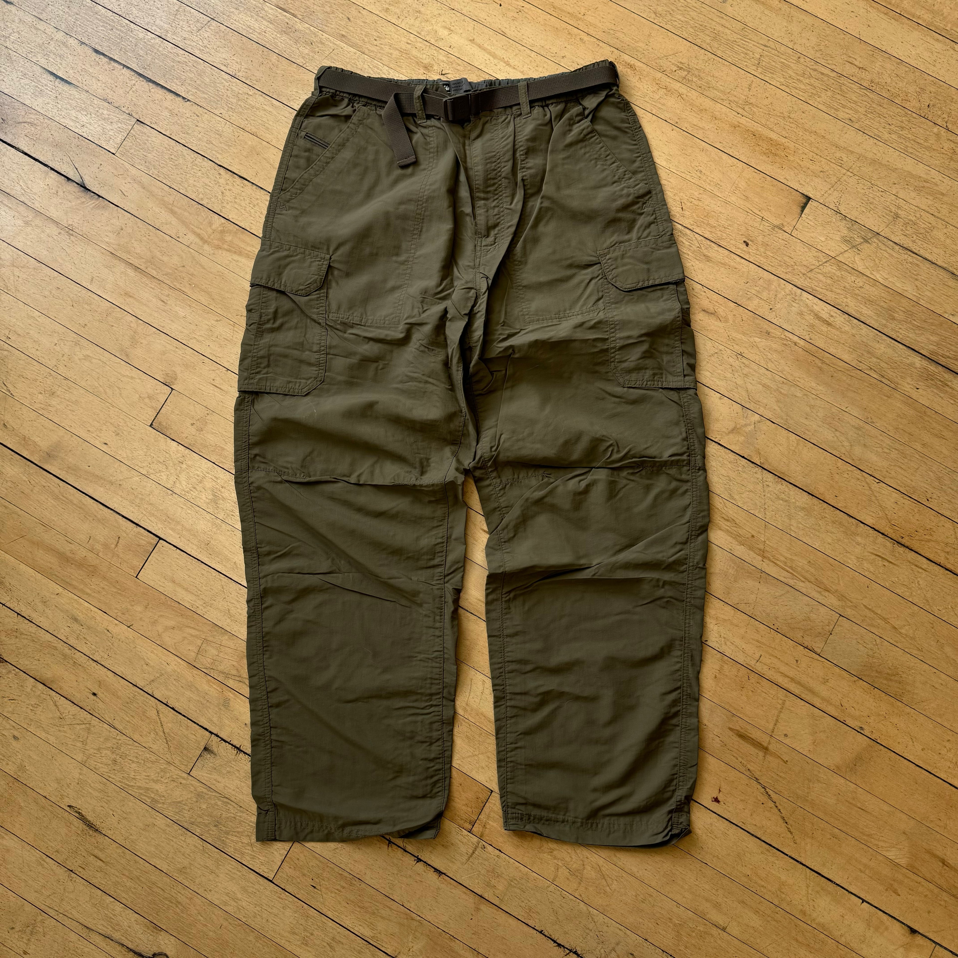 Vintage 2-In-1 Olive Pants & Shorts Sz L (30)