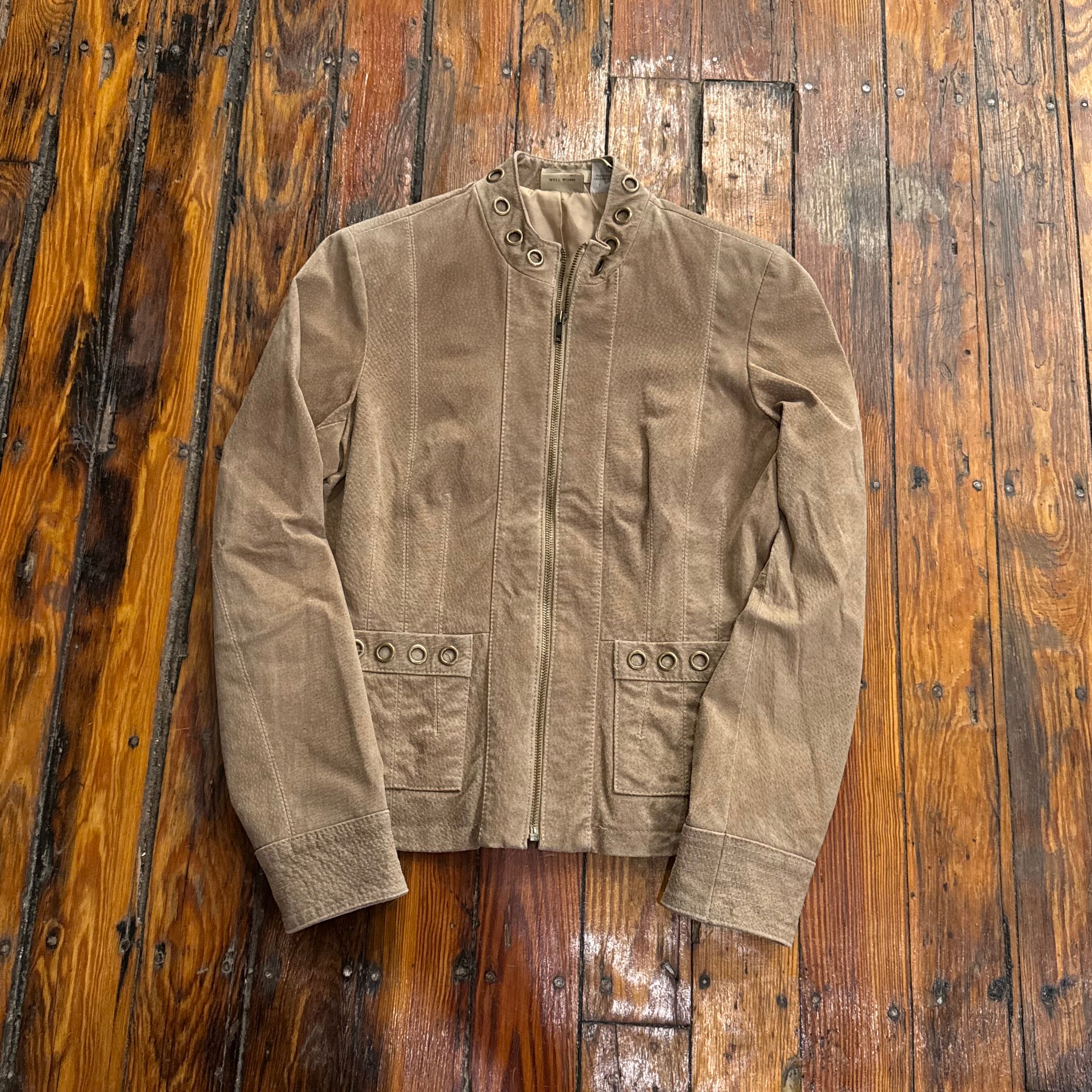 Vintage Ruff Hewen Suede Jacket Sz S