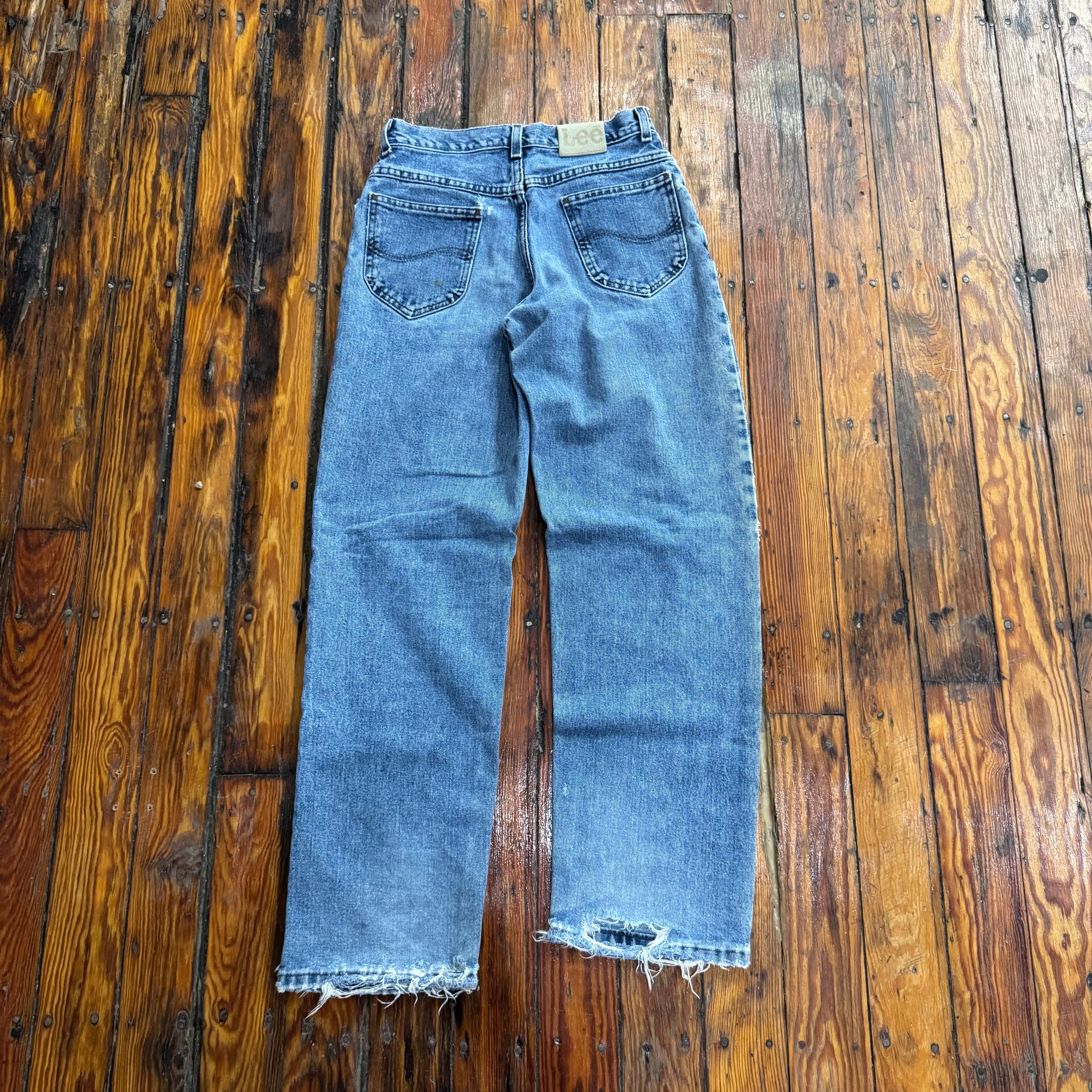 Vintage Faded Lee Denim Jeans Sz 16