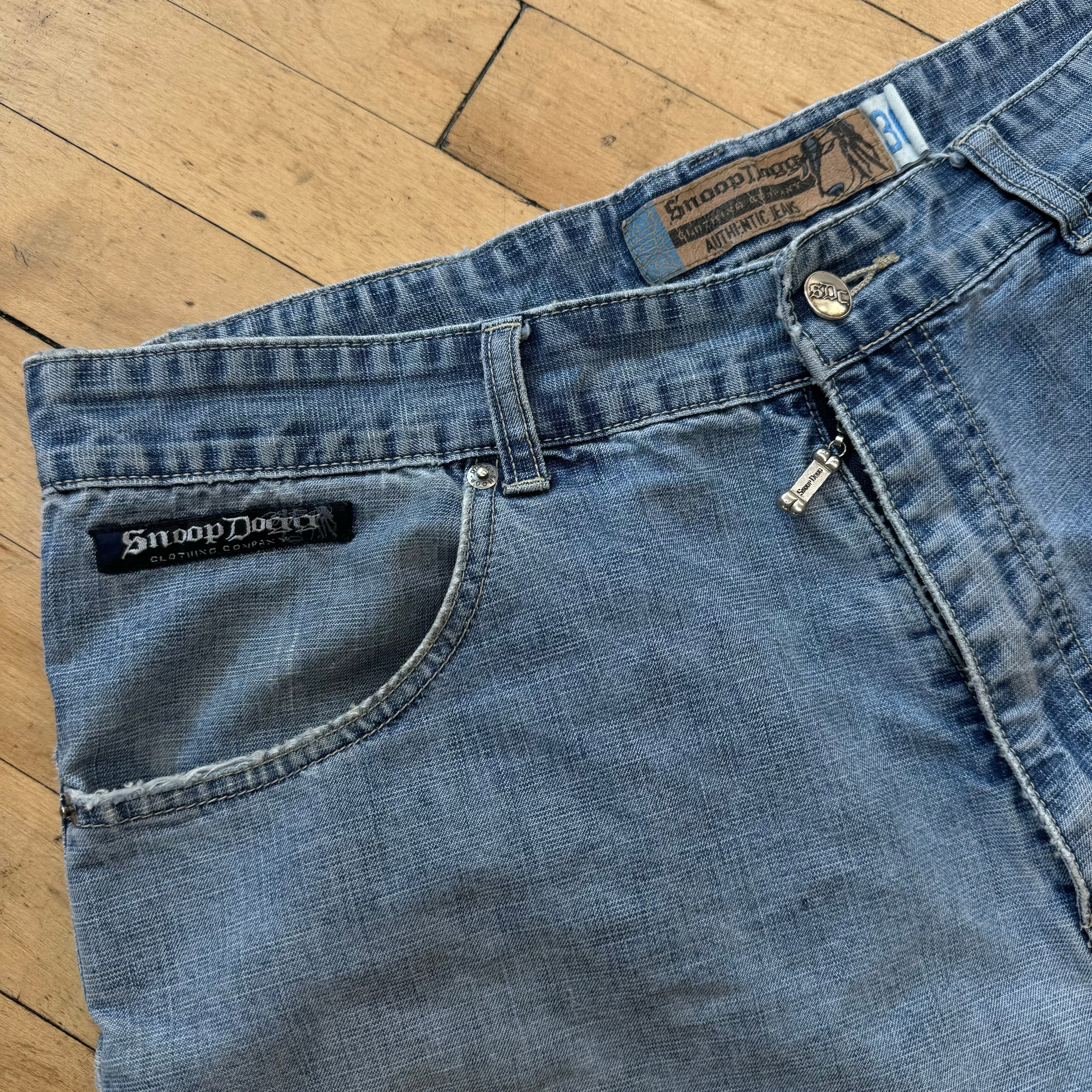 Vintage Y2K Snoop Dogg Jean Shorts Sz 36