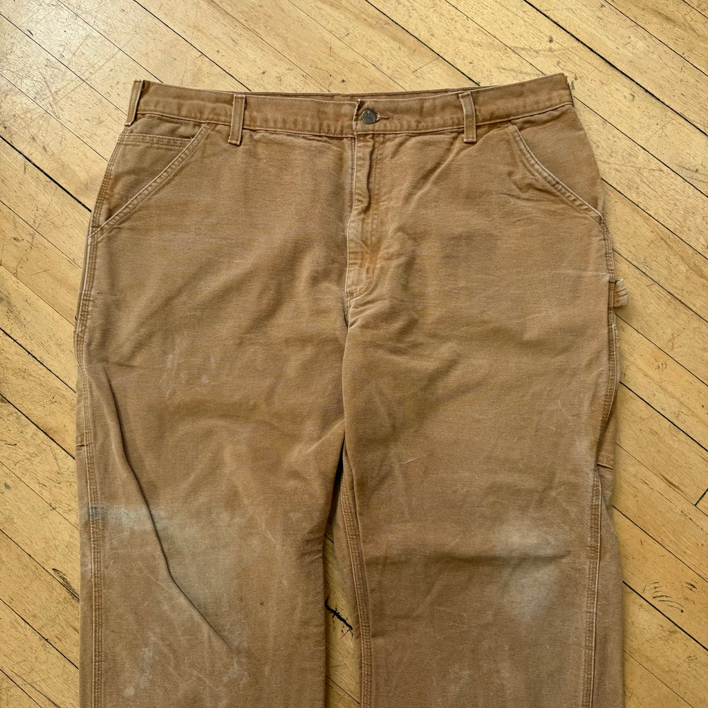 Vintage Carhartt Denim Khaki Jeans Sz 40x30