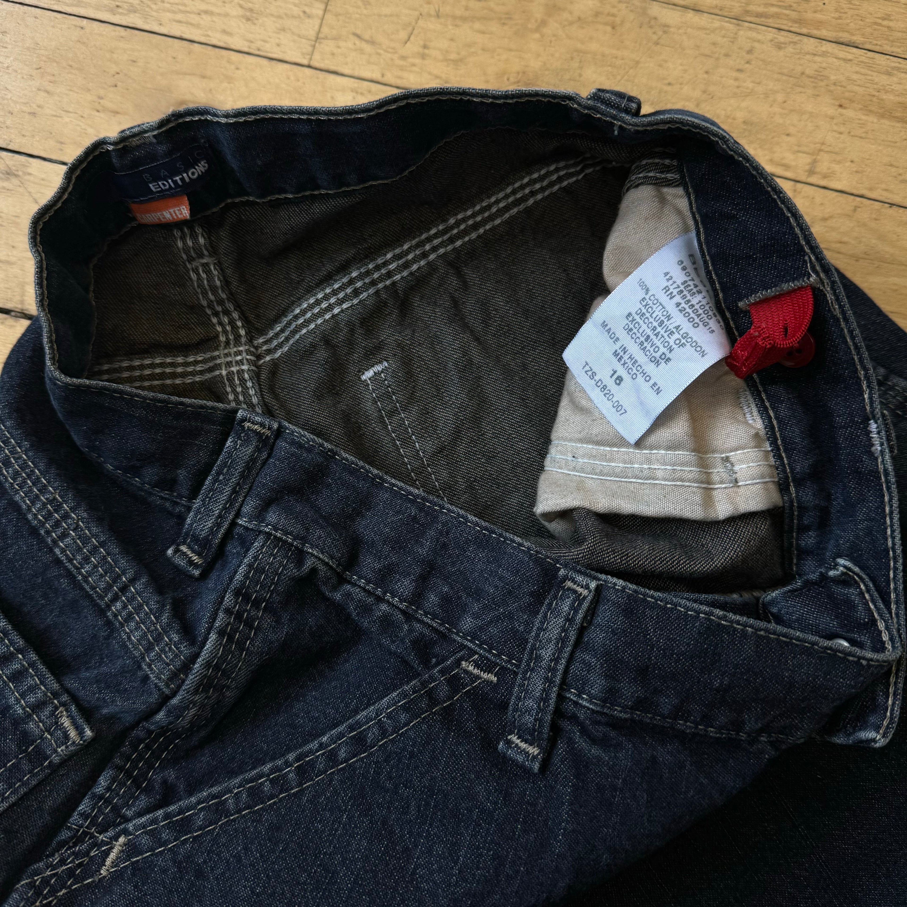 Vintage Dark Wash Denim Jeans Sz 16