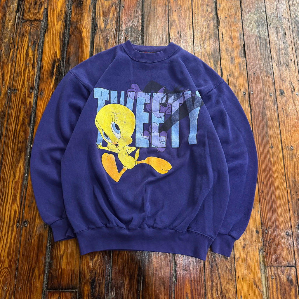 Vintage Tweety Bird Looney Tunes Crewneck Sz L