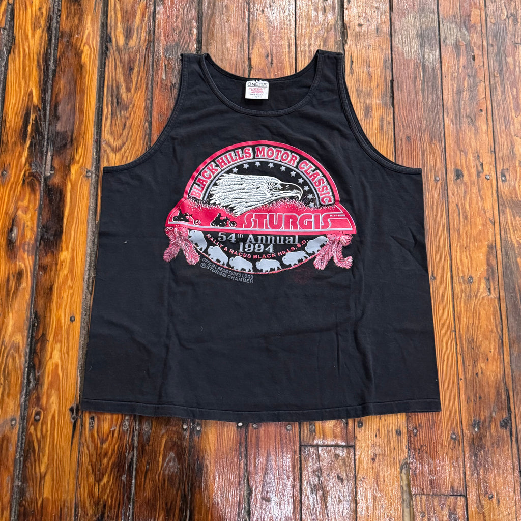 Vintage Sturgis TankTop T-shirt Sz L