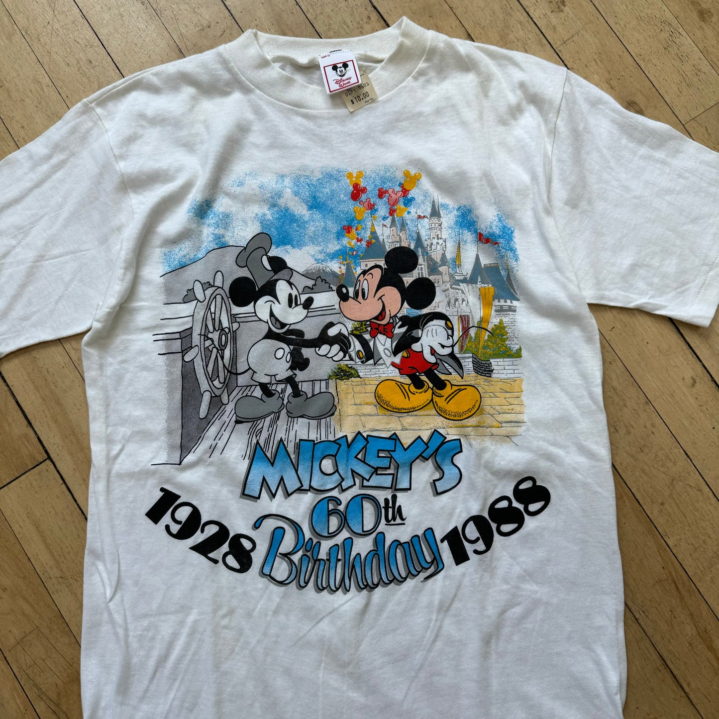 Vintage Mickeys 60th Birthday T-shirt Sz M