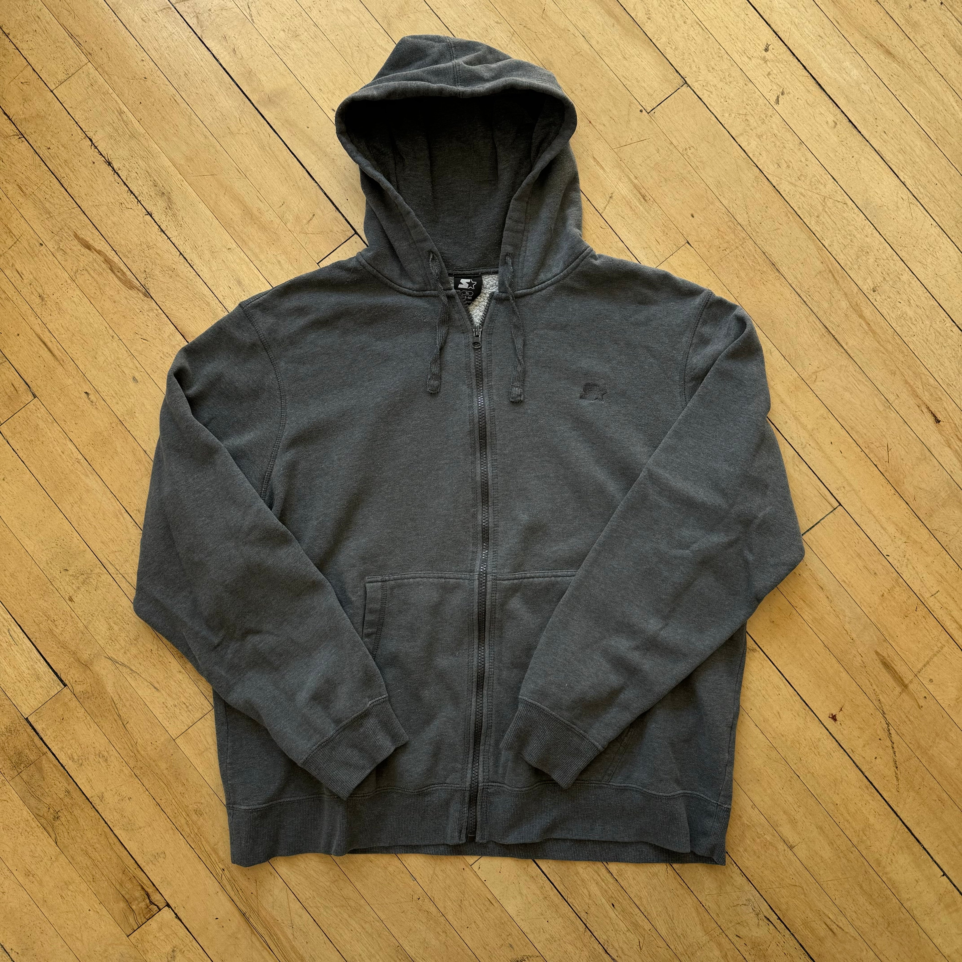 Y2K Simple Starter Zip-Up Jacket Sz XL