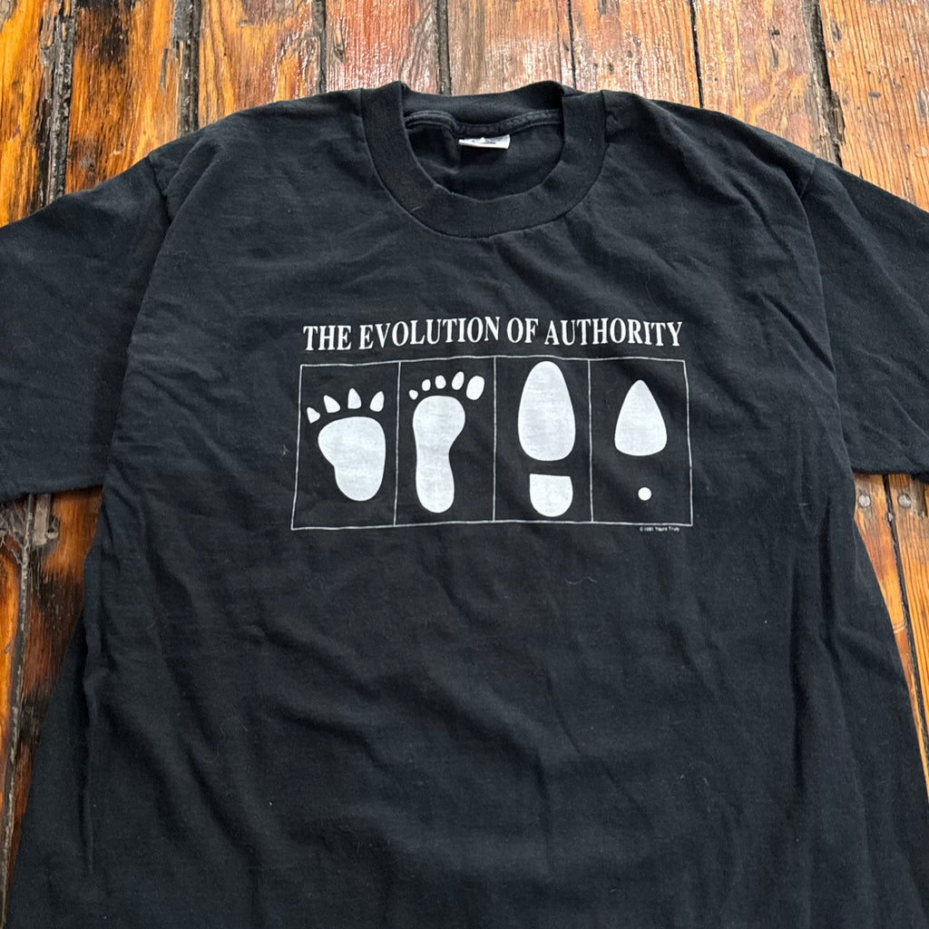 Vintage The Evolution of Authority T-shirt Sz L
