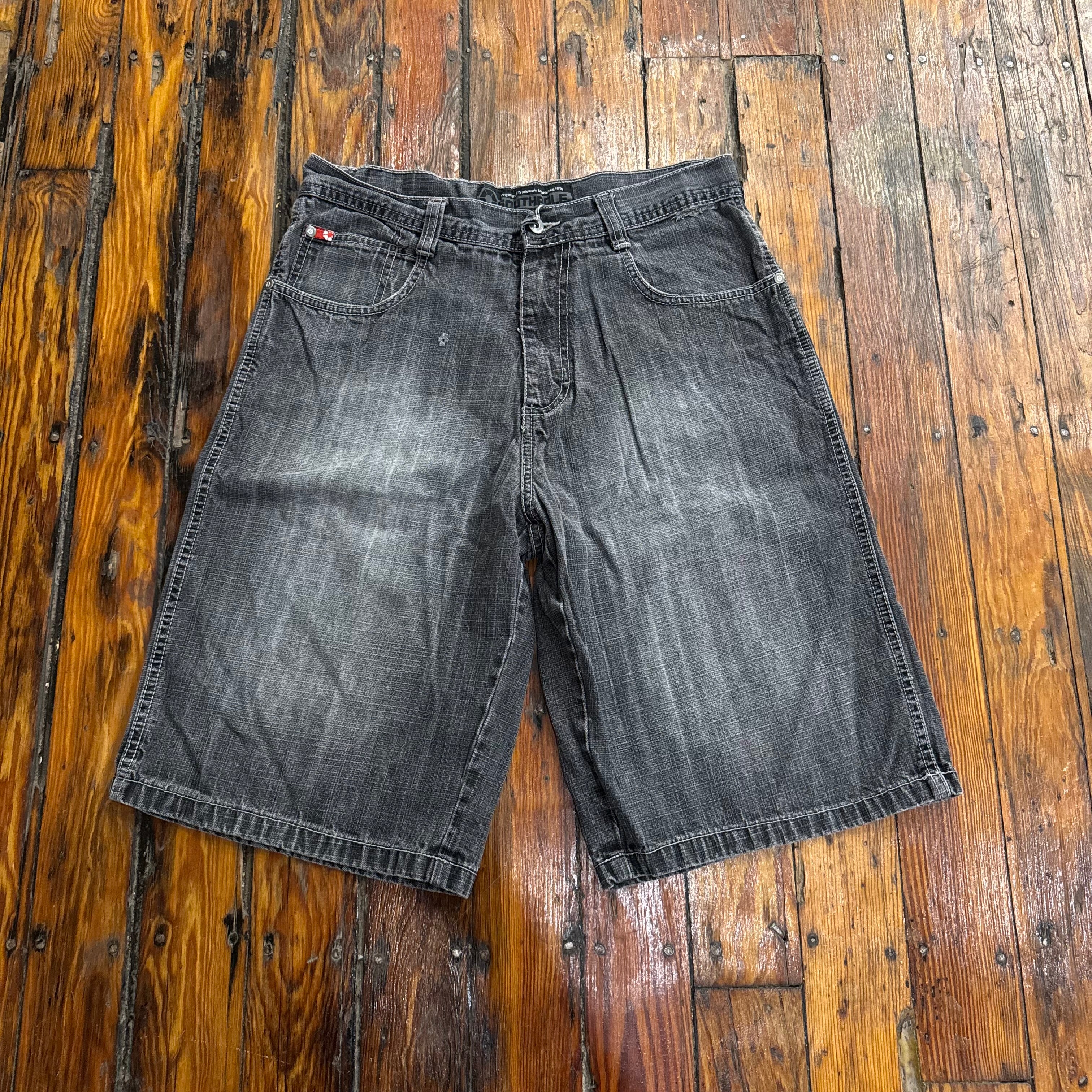 Y2K Faded SouthPole Denim Jean Shirts Sz 32